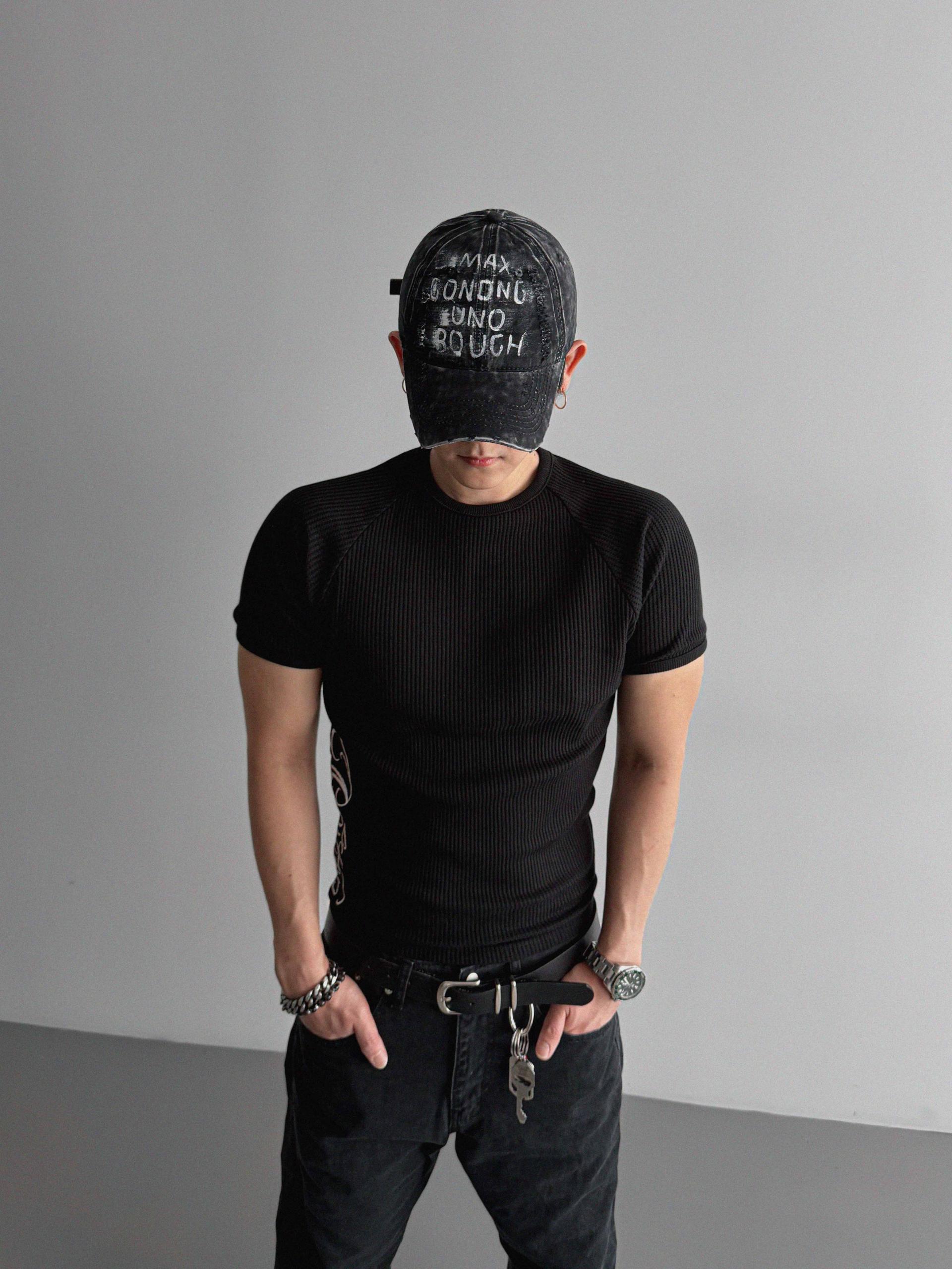 Chicano waffle muscle half t