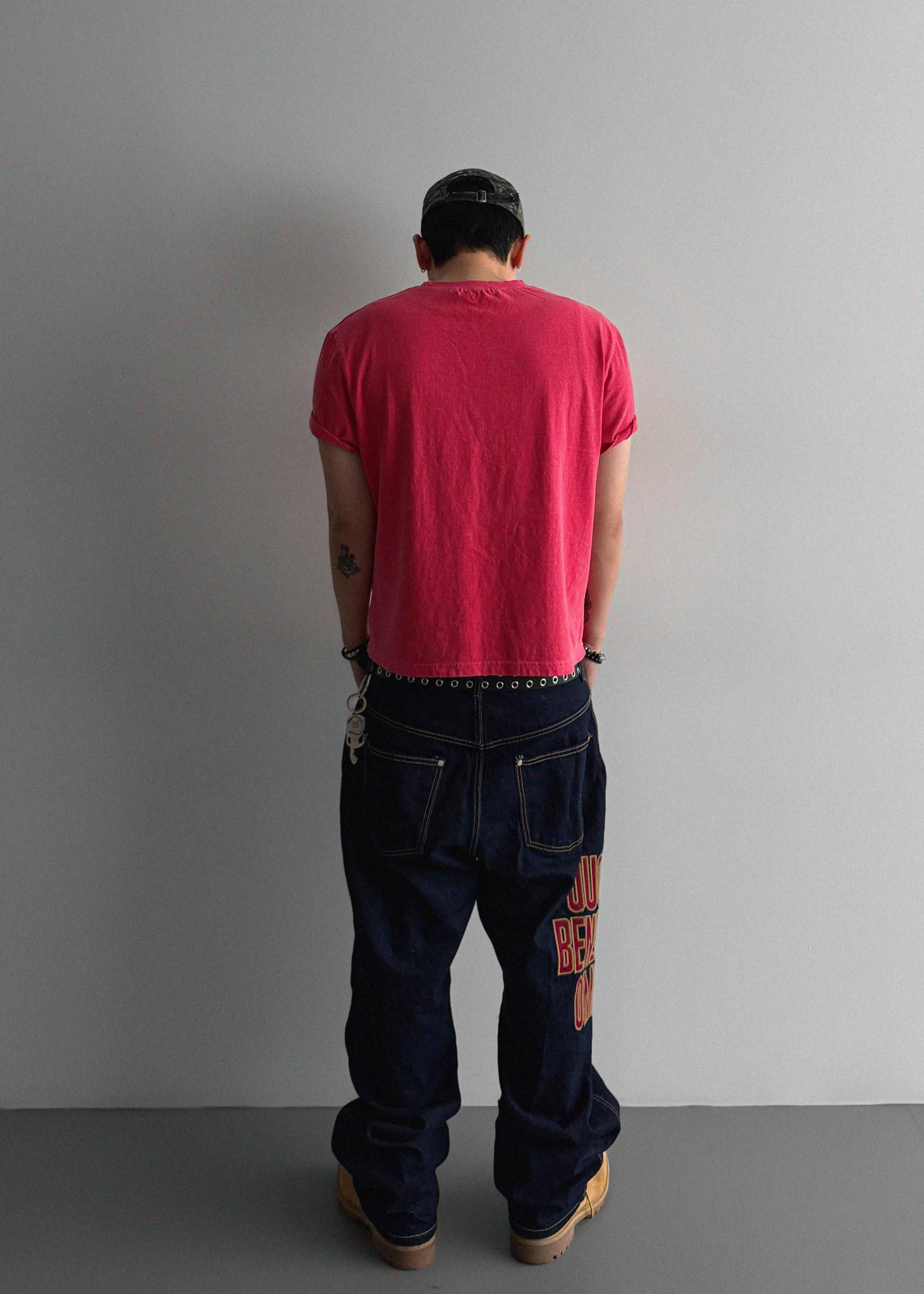 Faber embroidered Baggy jeans