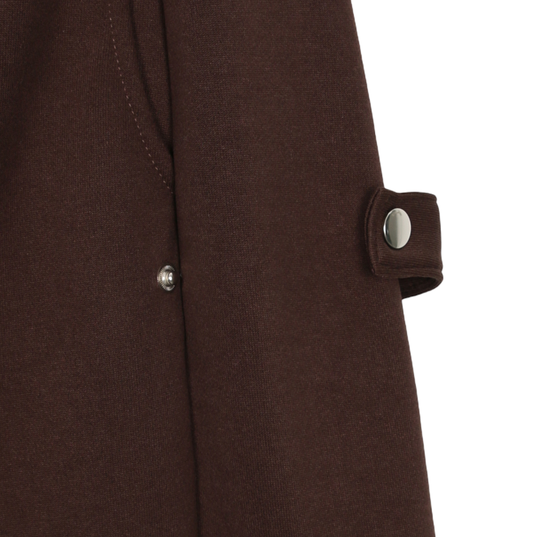 Side snap bermuda sweat pants