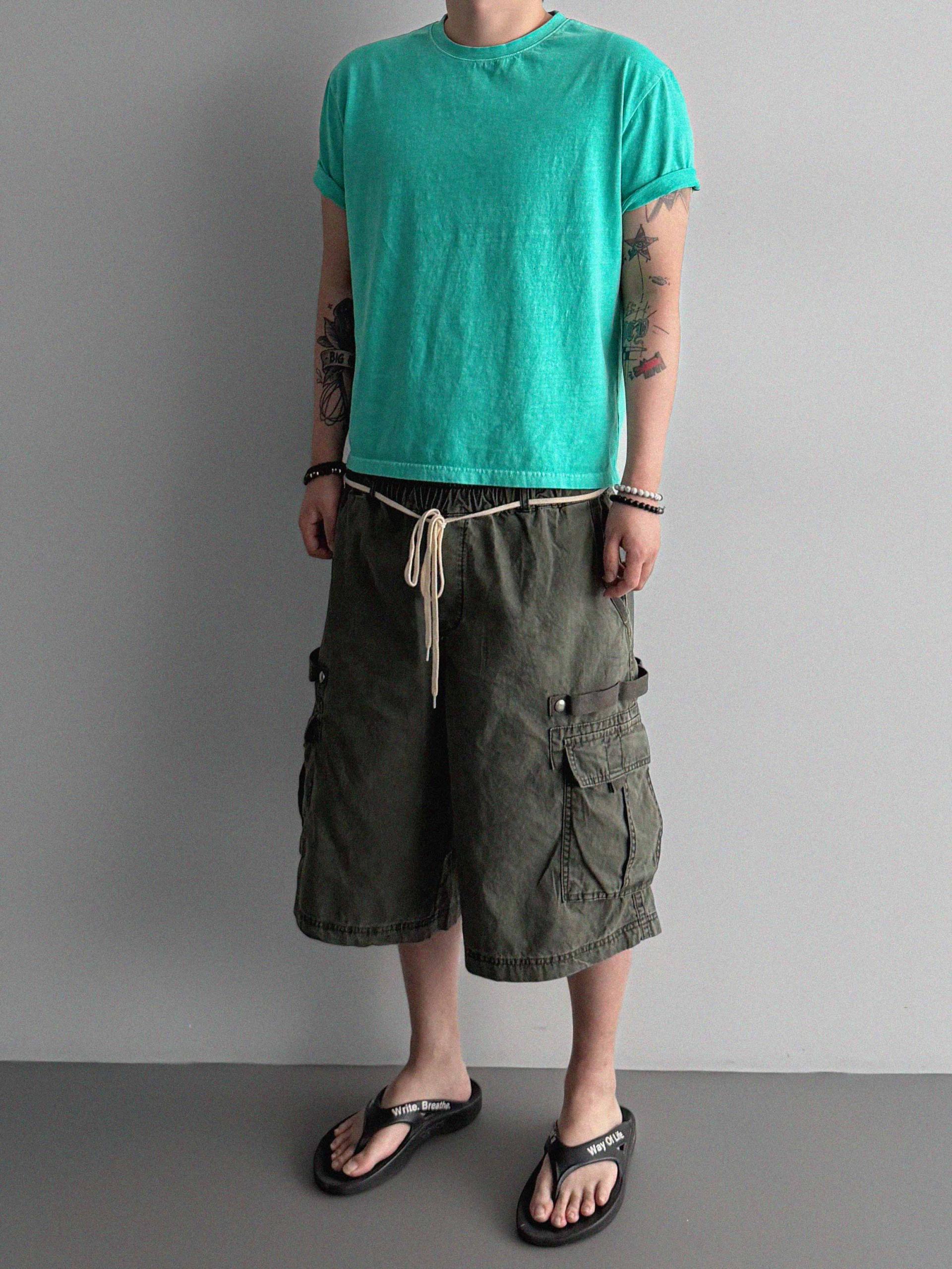 forsed cargo bermuda pants