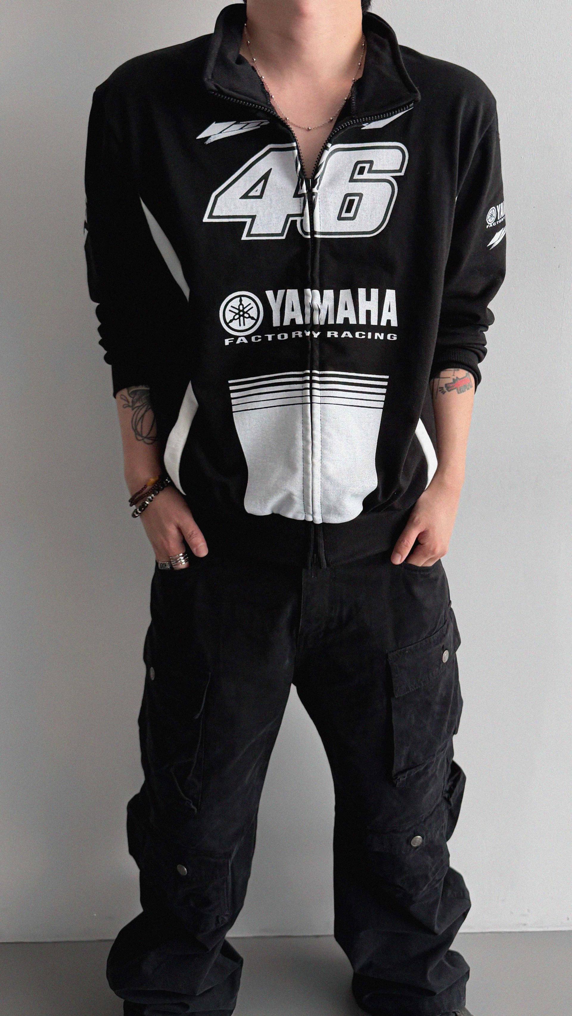 Racing print zip-up