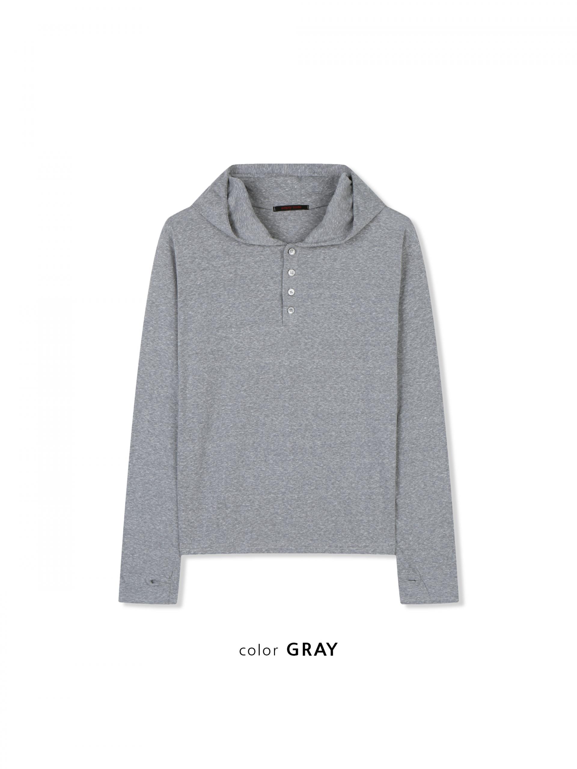 After henry neck warmer hoodie t
