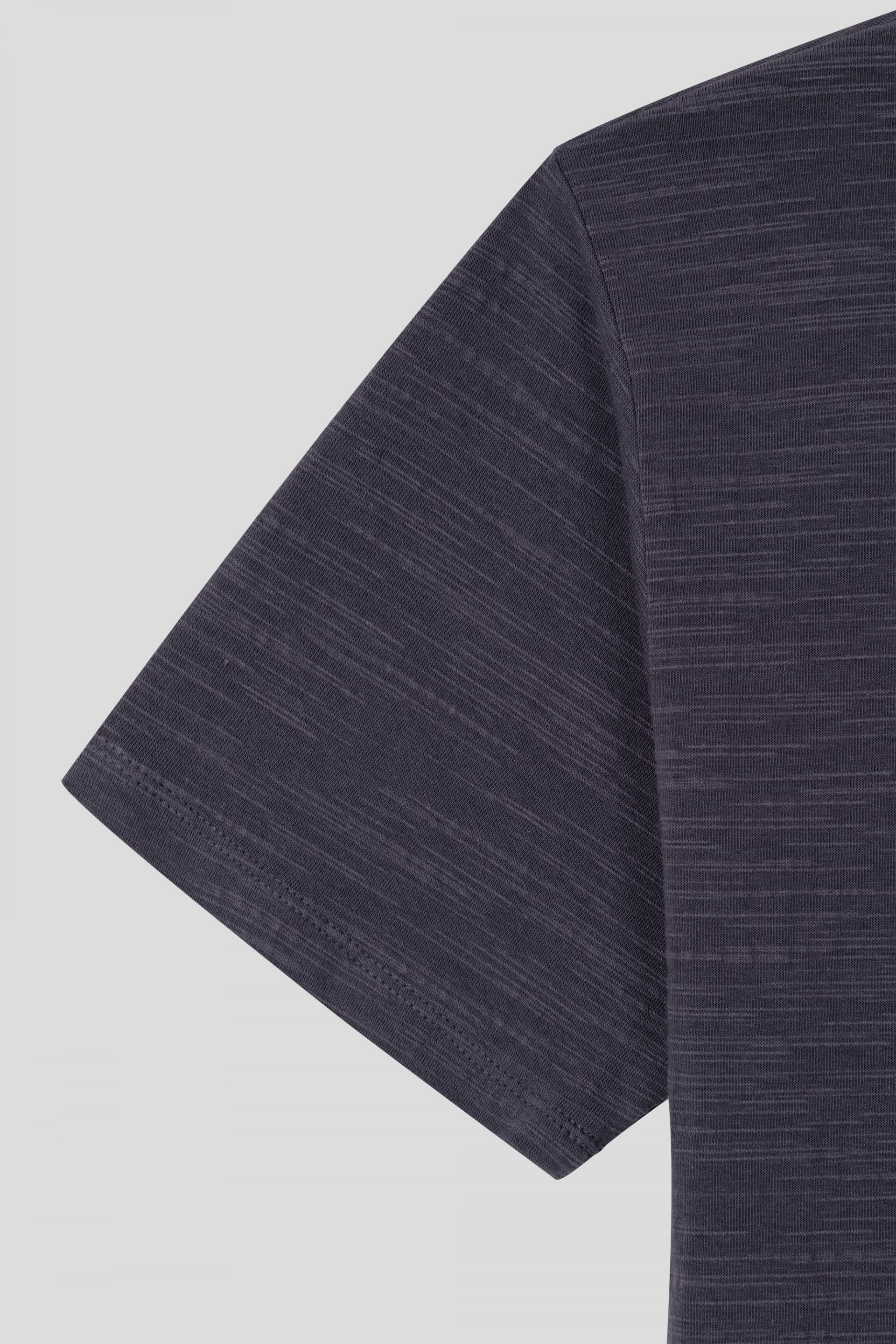 Slub collar half t