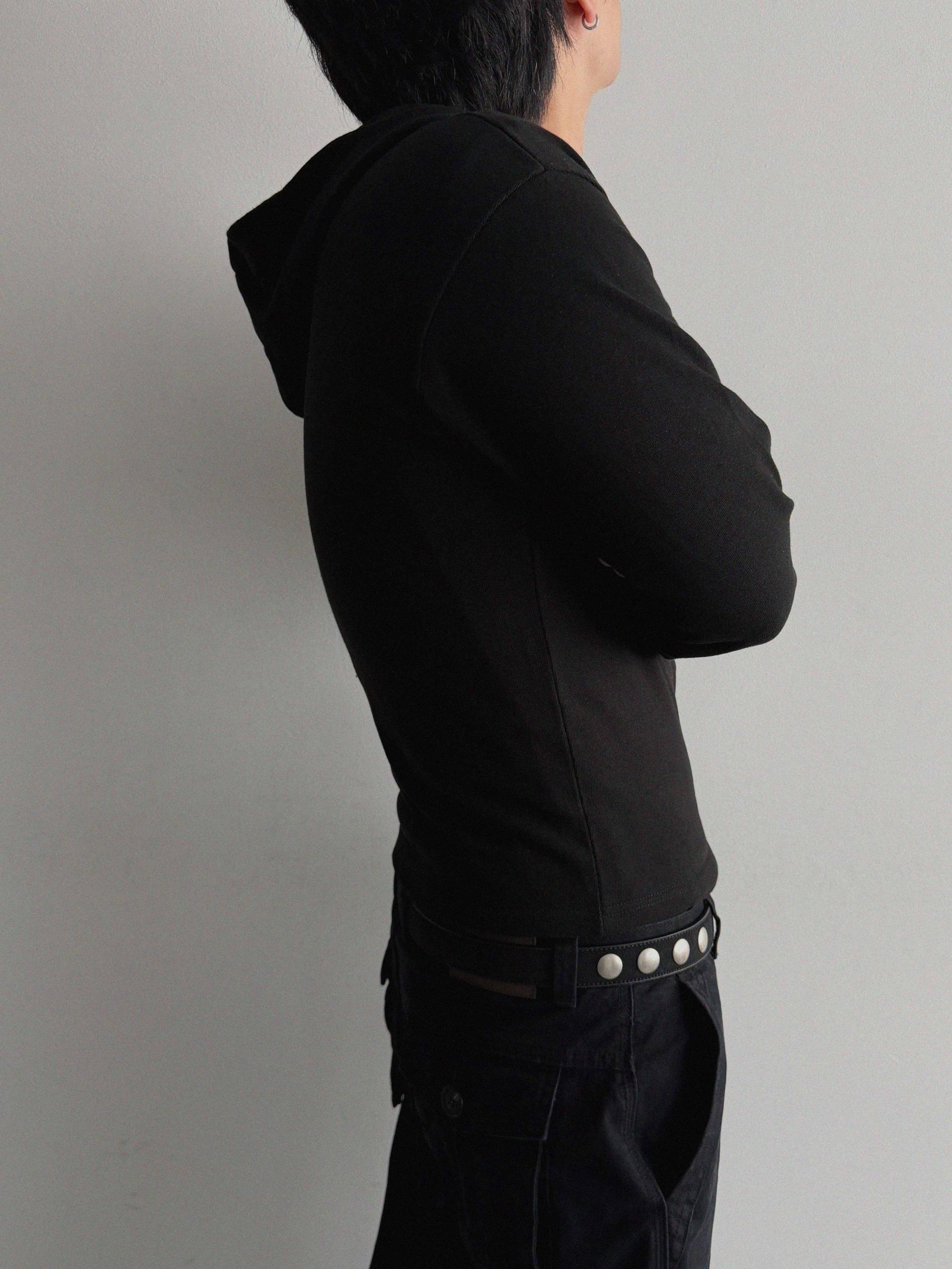 Aether pendant slim hood zip-up
