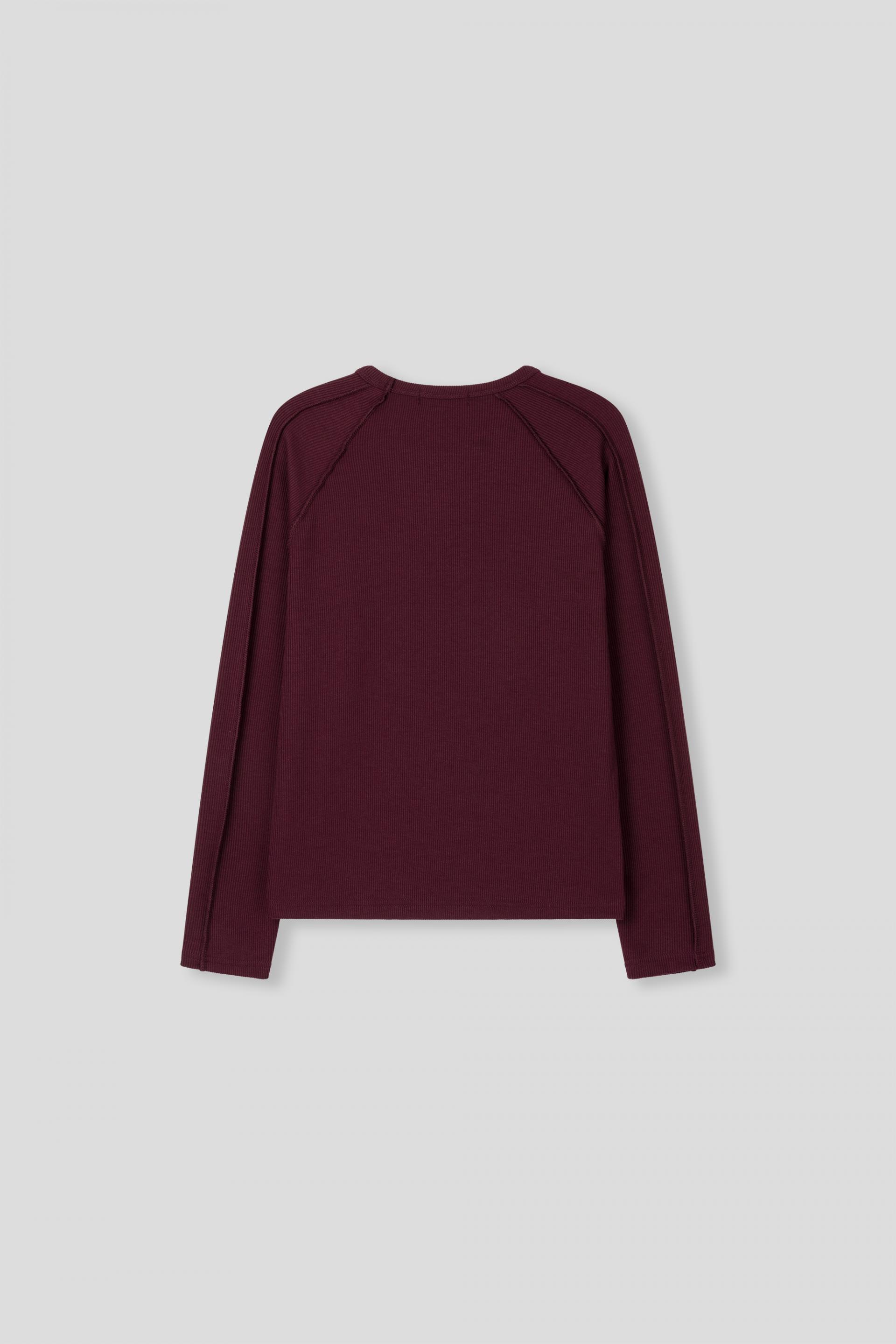 Outside Incision ribbed slim t