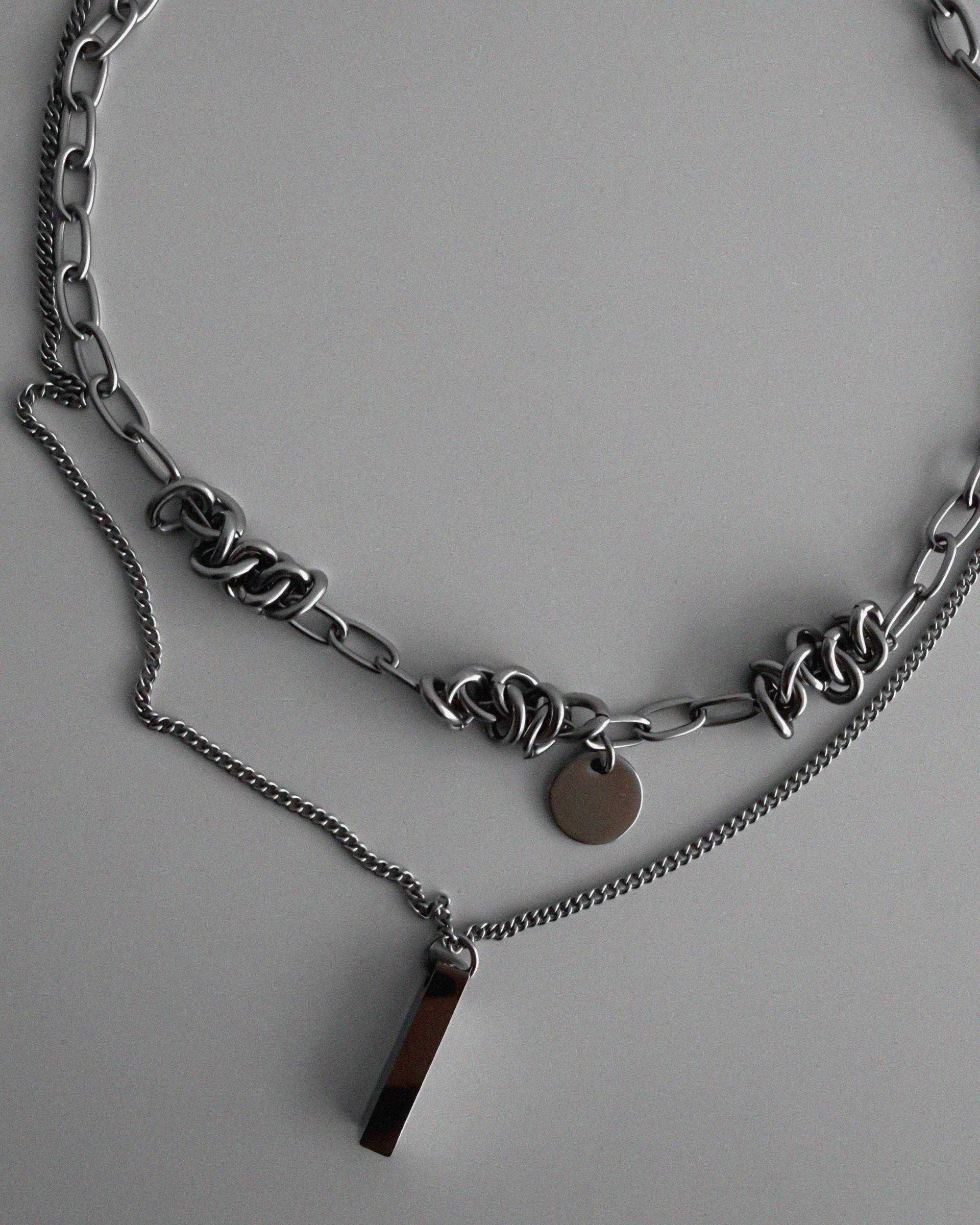 Union mix chain necklace