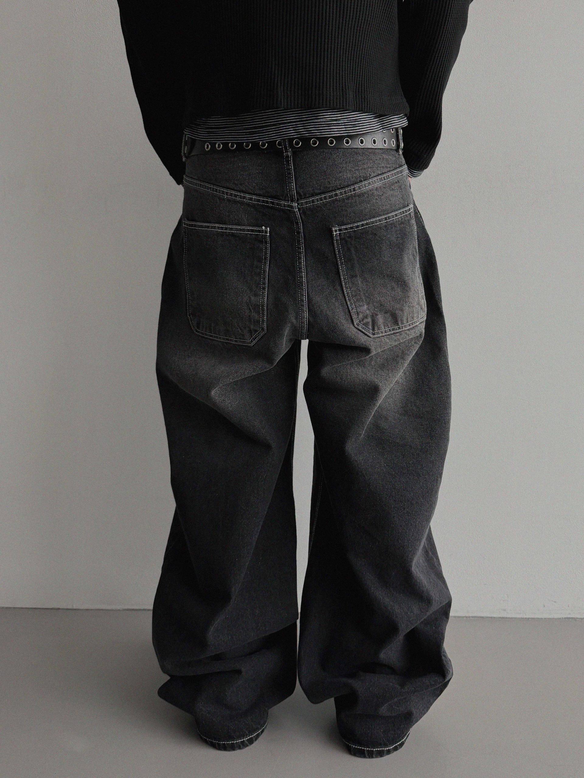 Libera embroidered denim pants