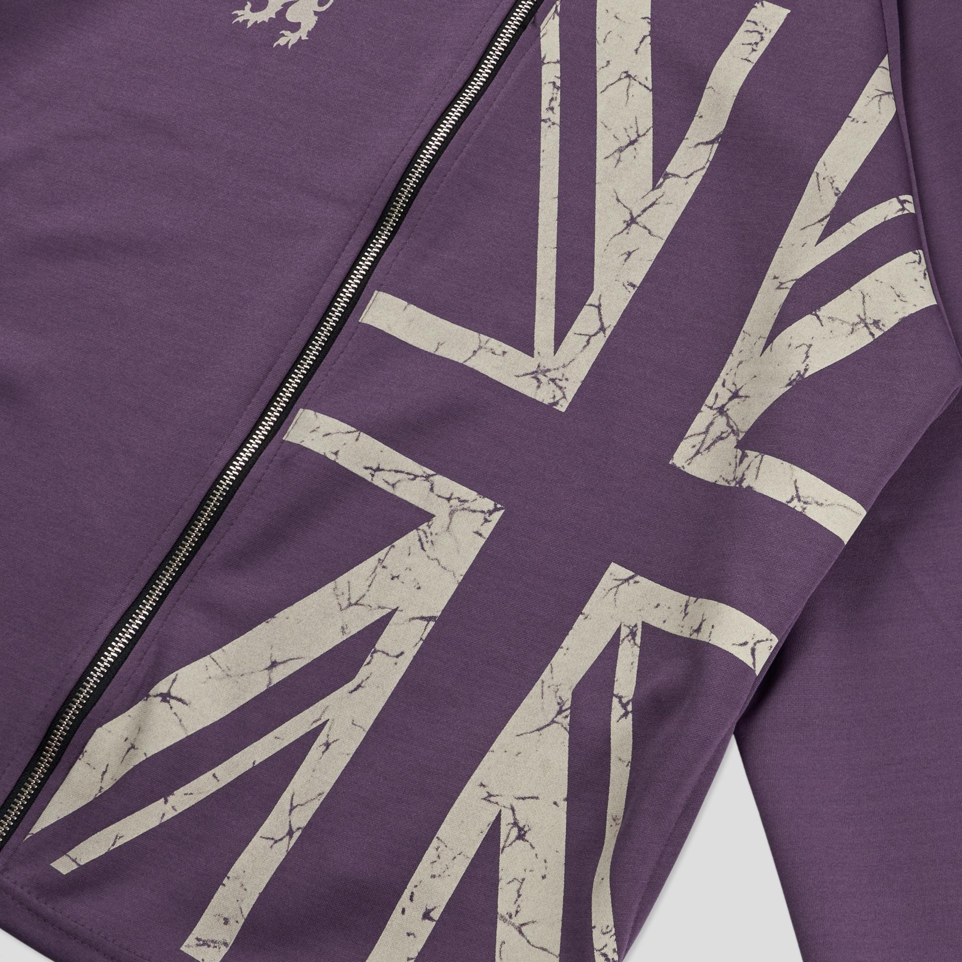 England slim jersey zip-up