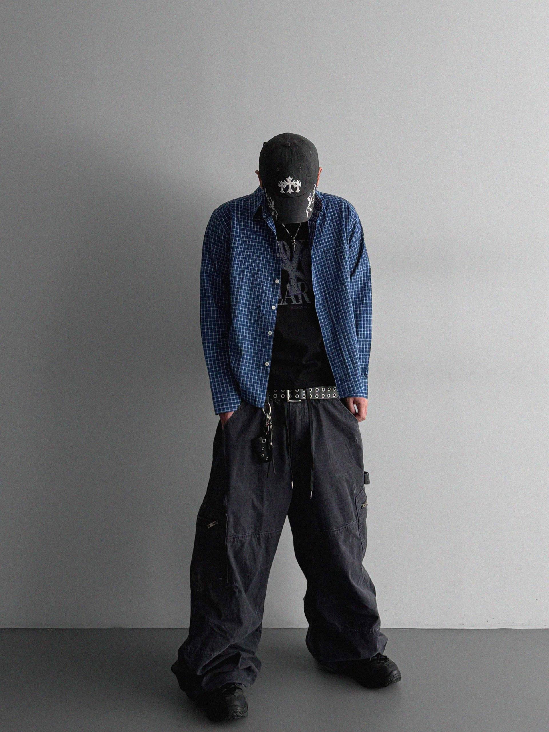 Vintage wide work pants