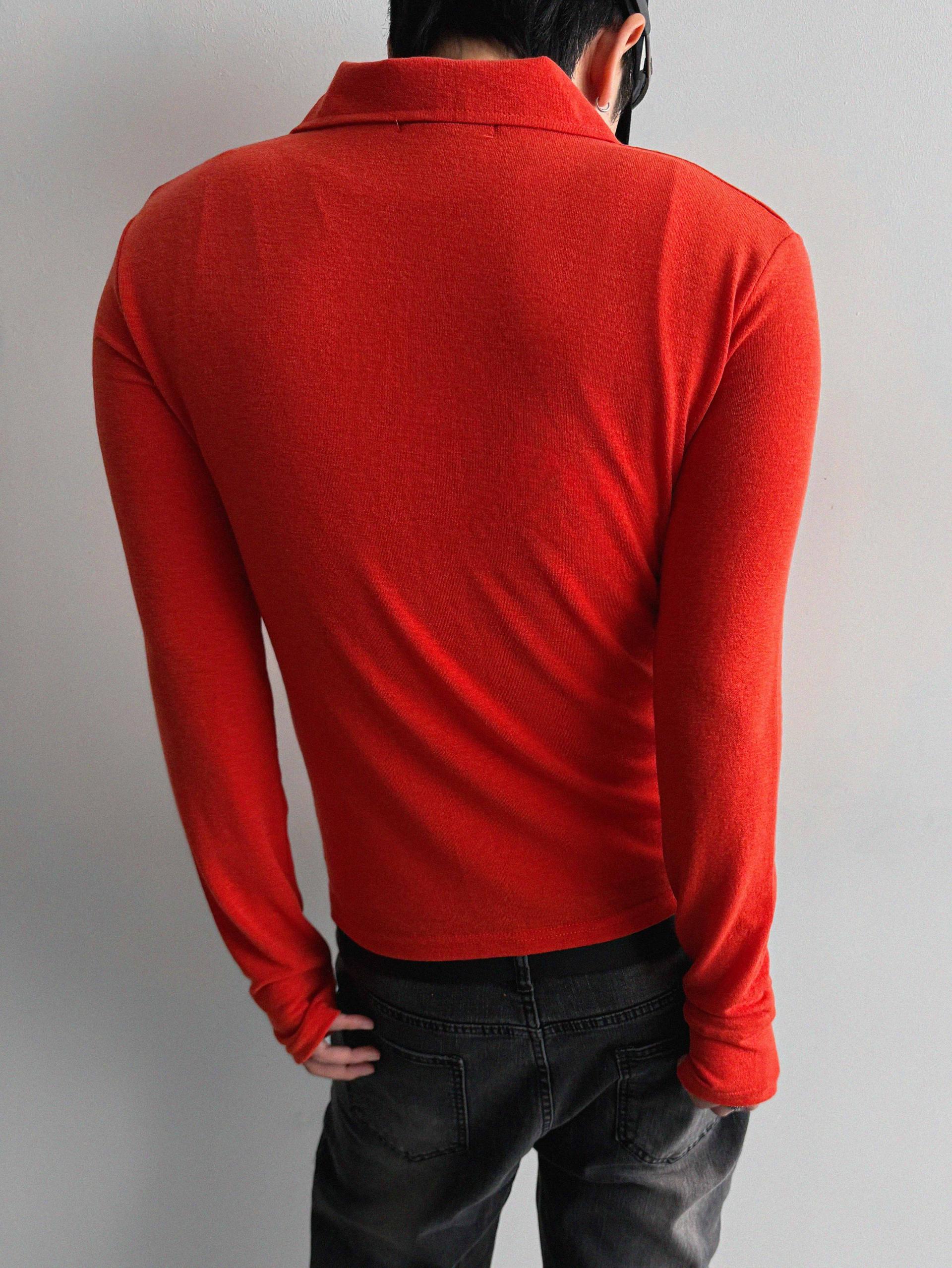 Blank slim warmer collar t