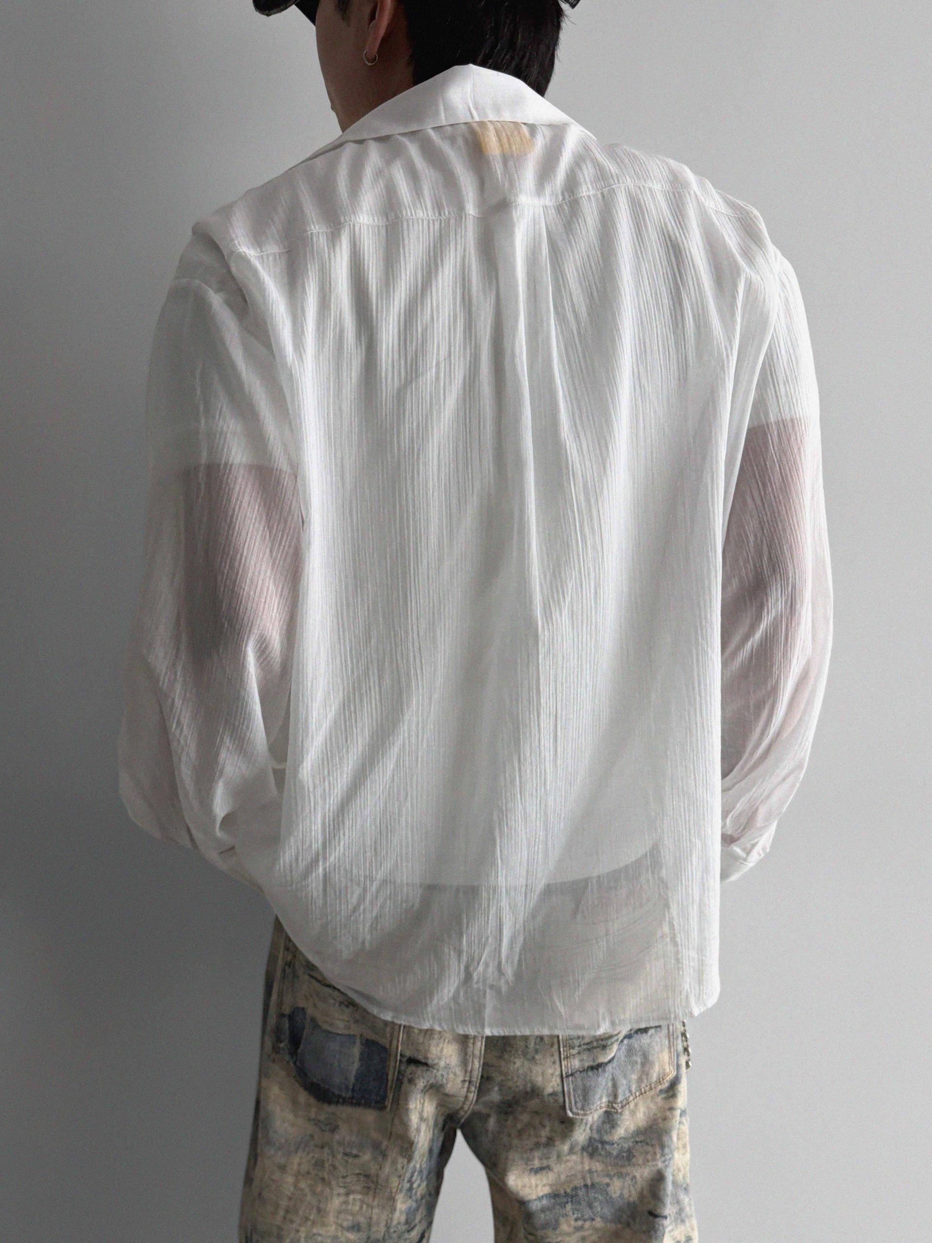 Art digital see-through shirt