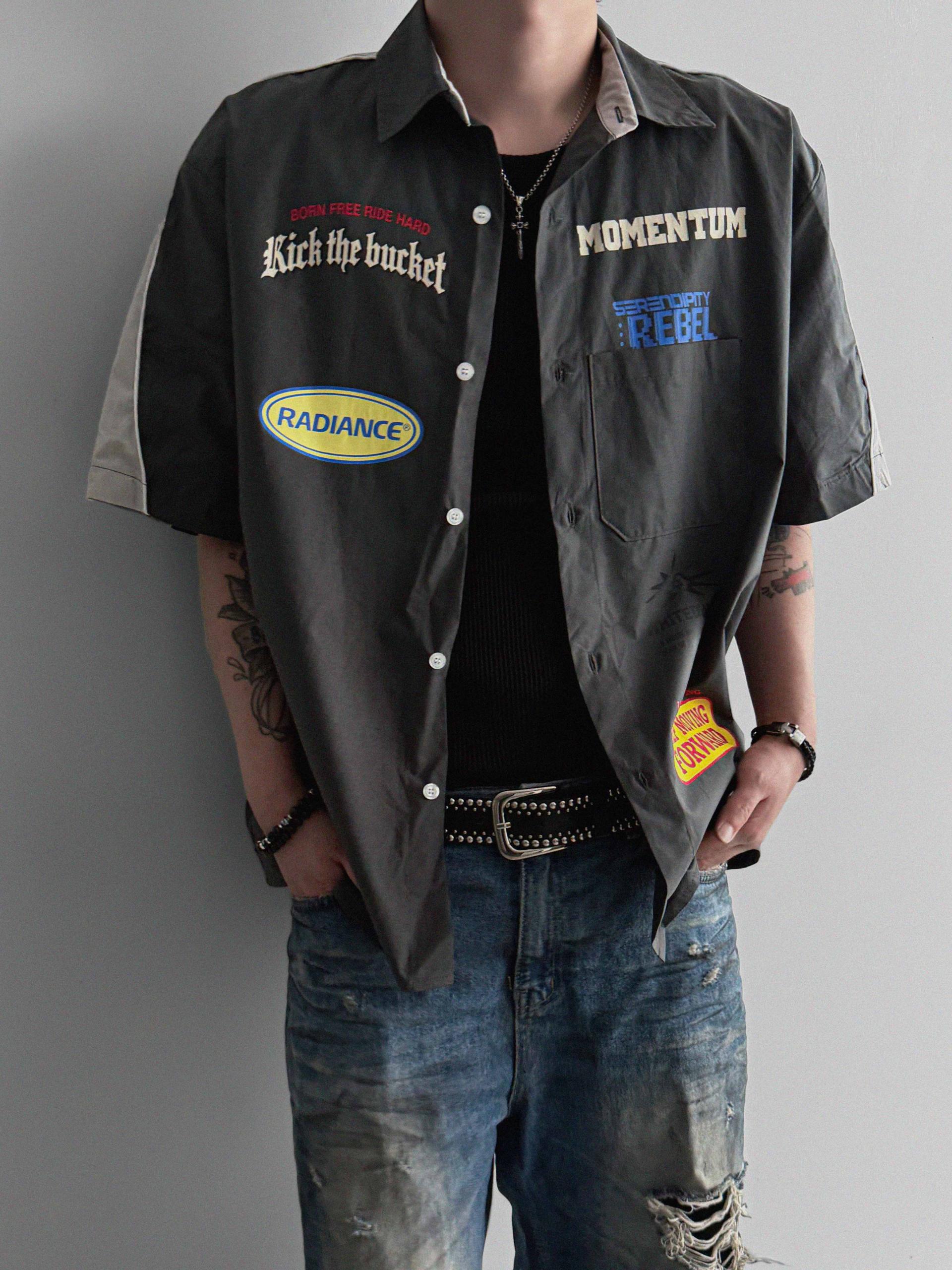 Mechanic over half shirt