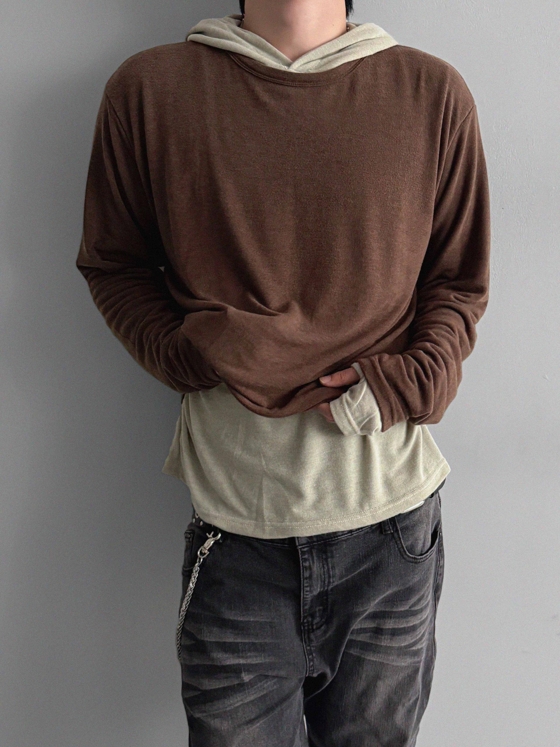 Index layered warmer hood t