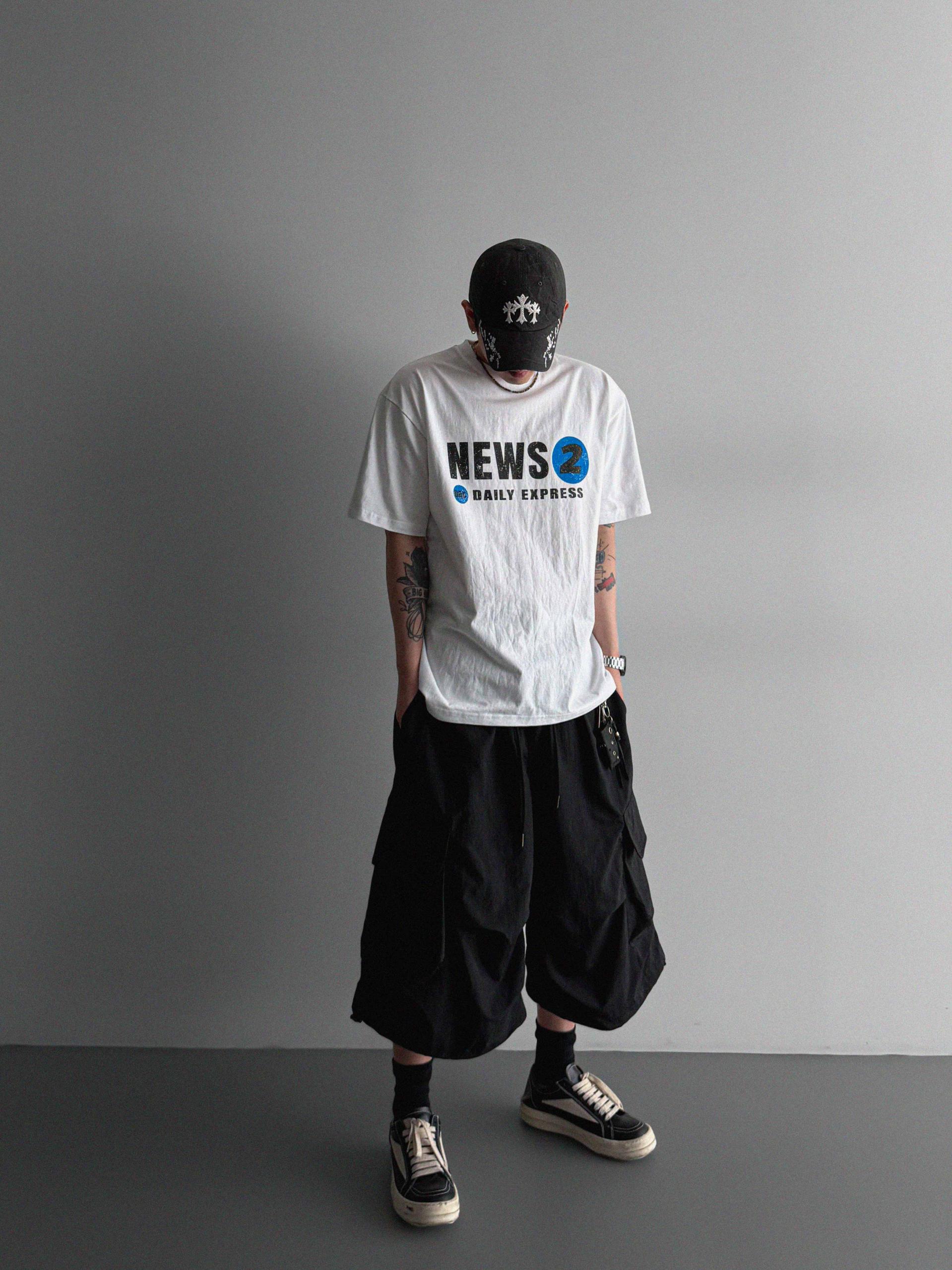 Nietzsche cargo bermuda pants