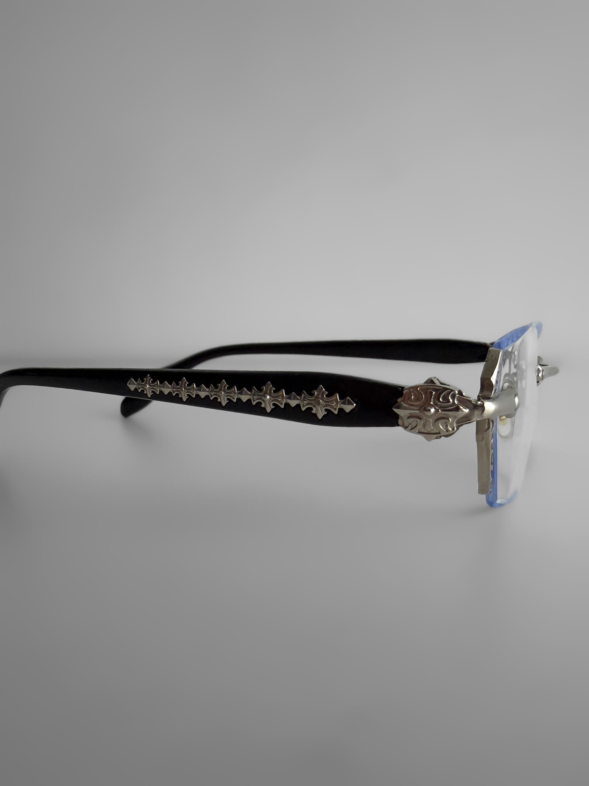 Arden metal rimless glasses