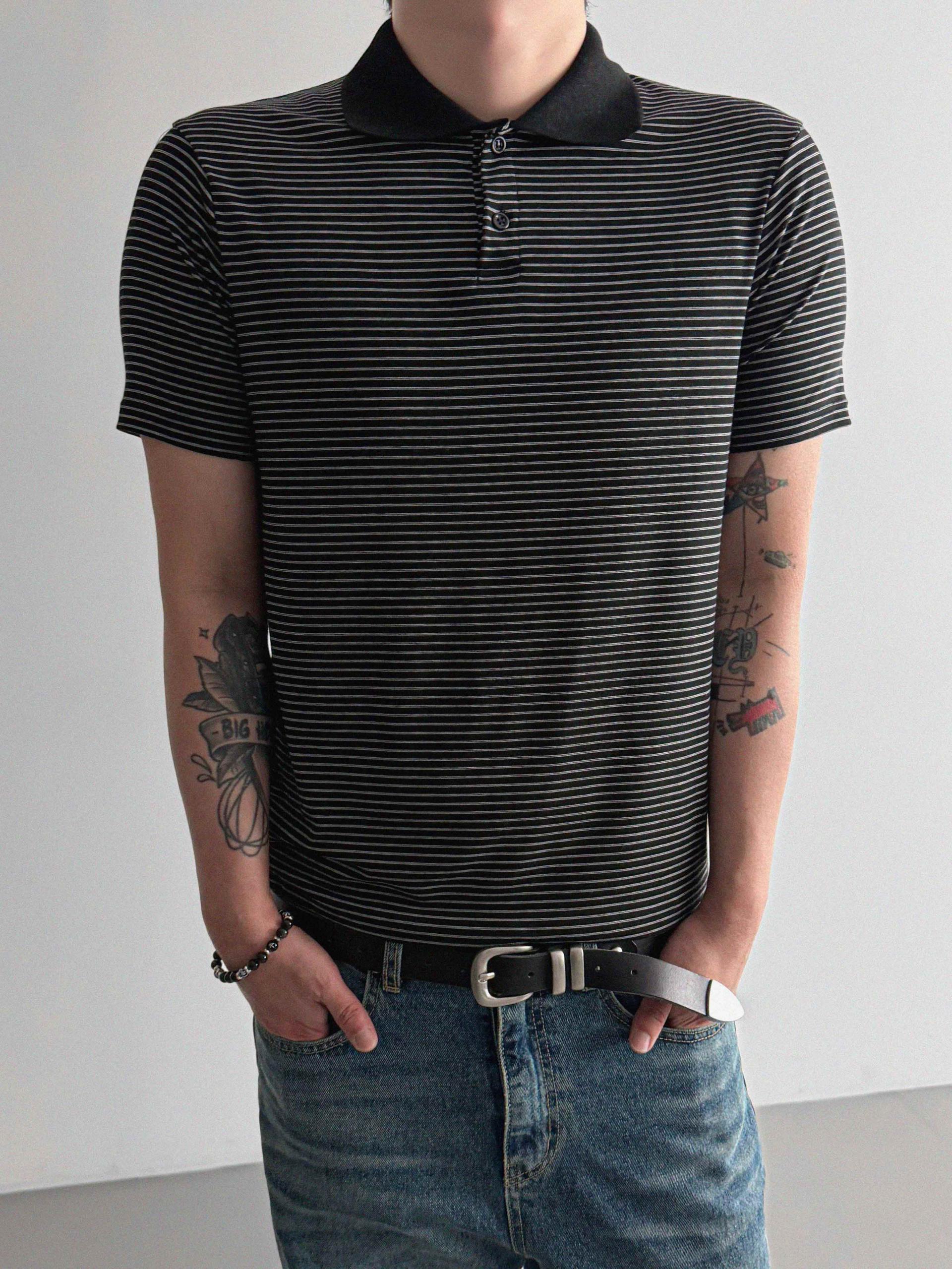 Cult collar half t