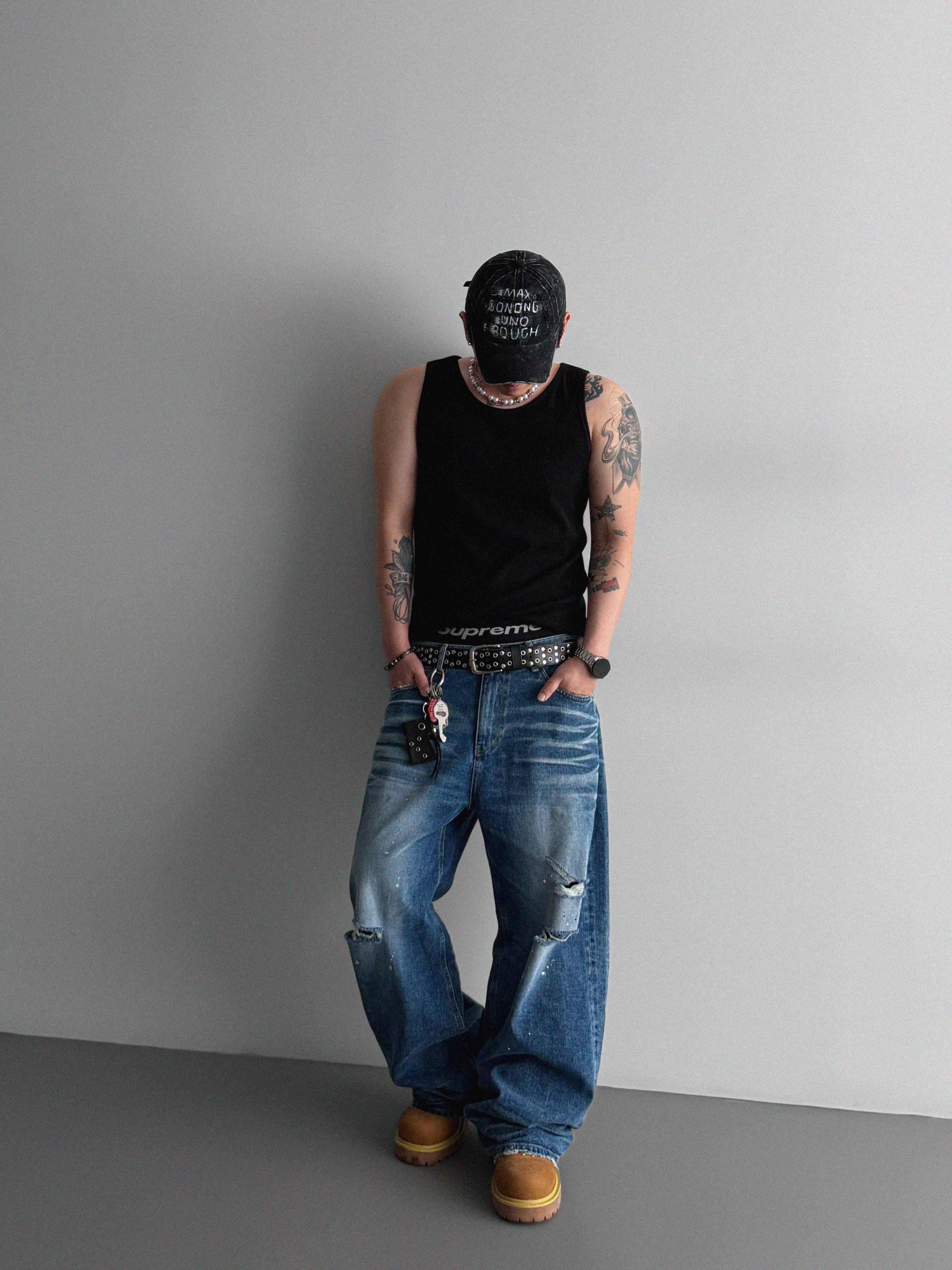 Terminal ribbed sleeveless
