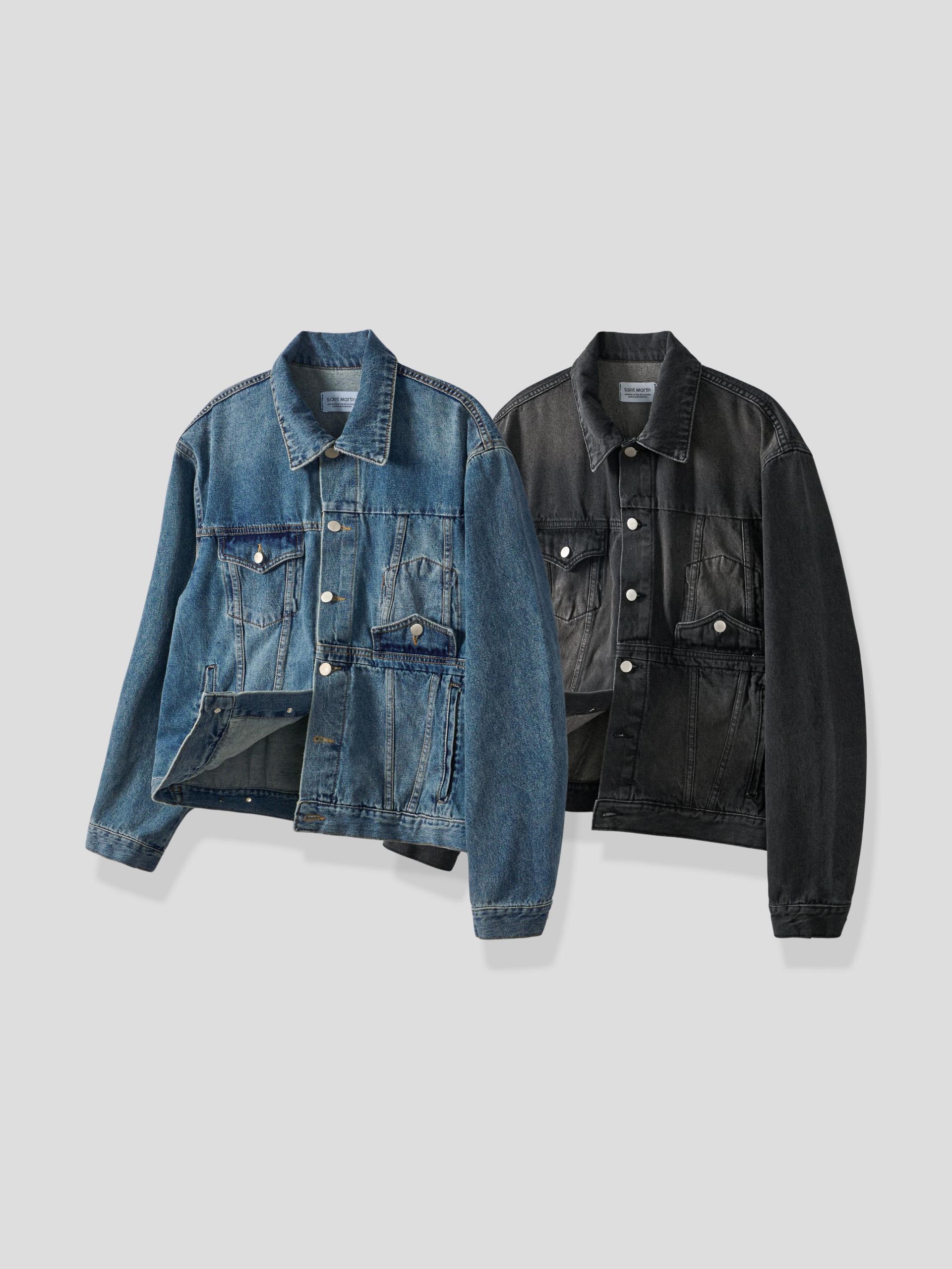 Mabel reverse crop denim jacket