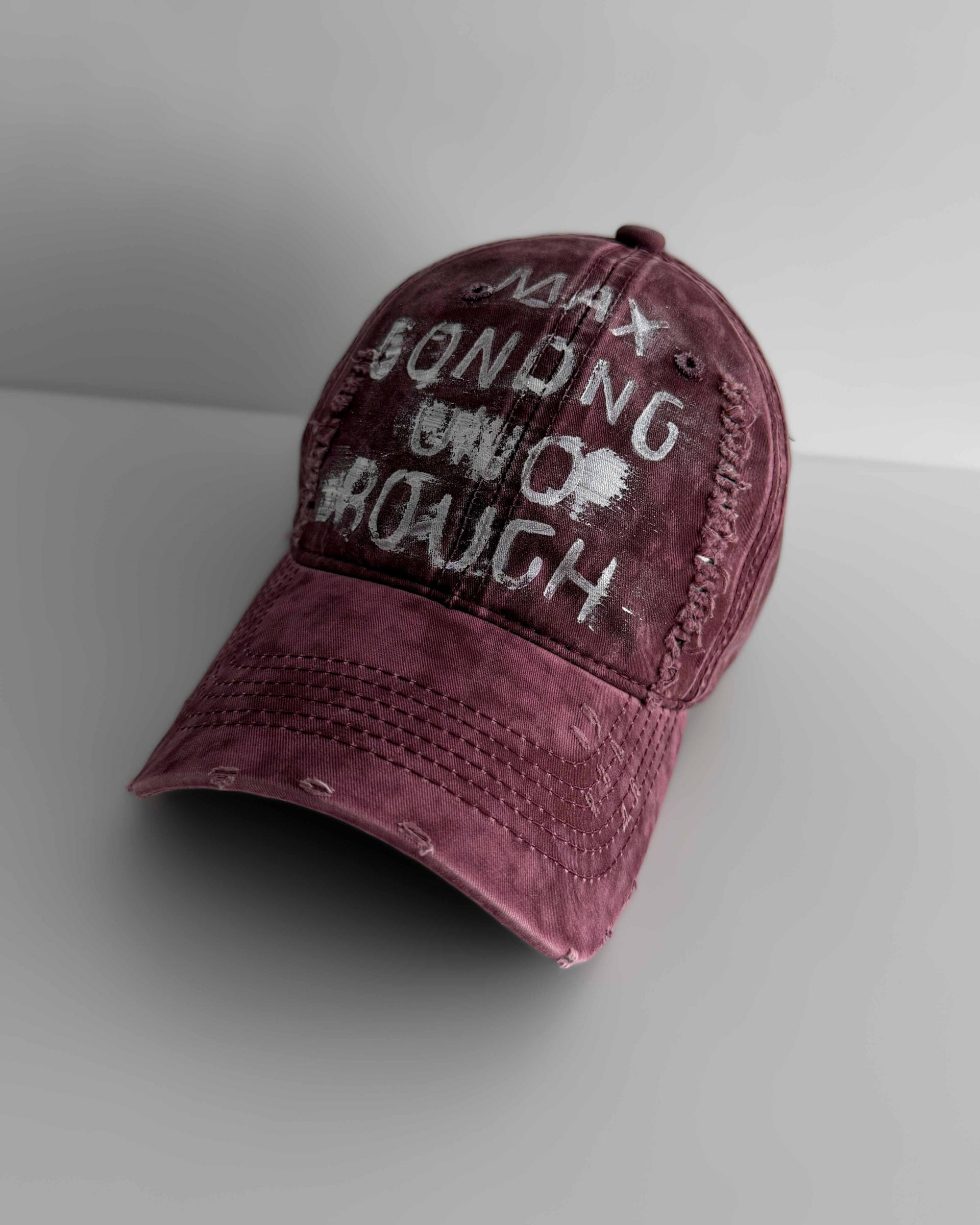 Washed graffiti ball cap