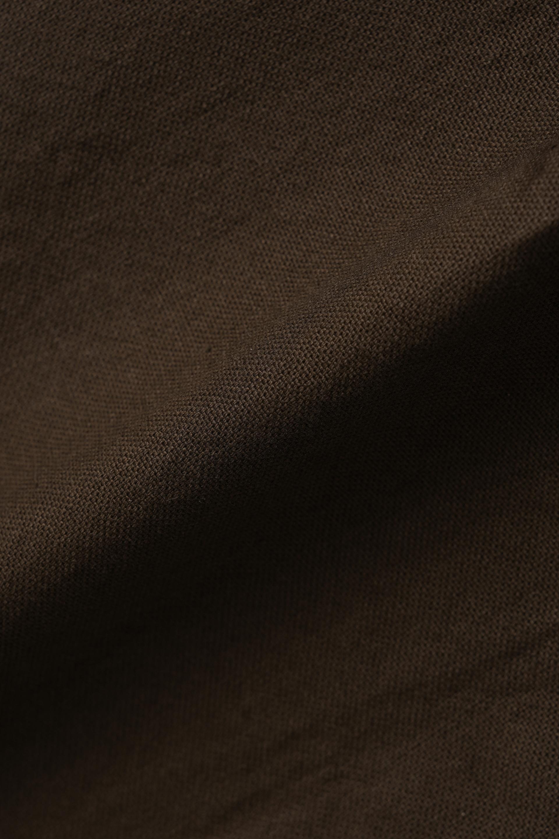 Cinch-back cotton flared pants