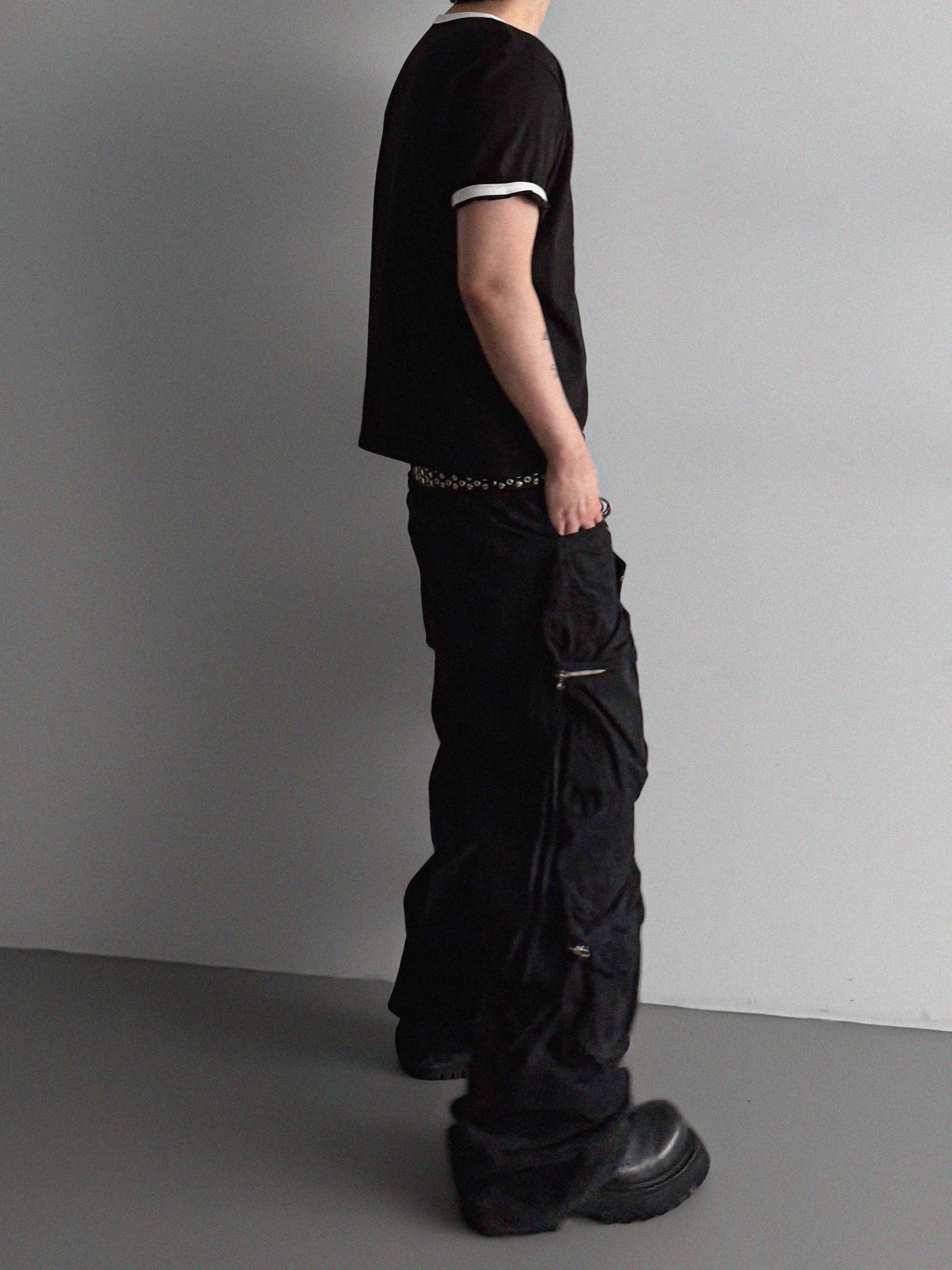 Moto ringer crop half t