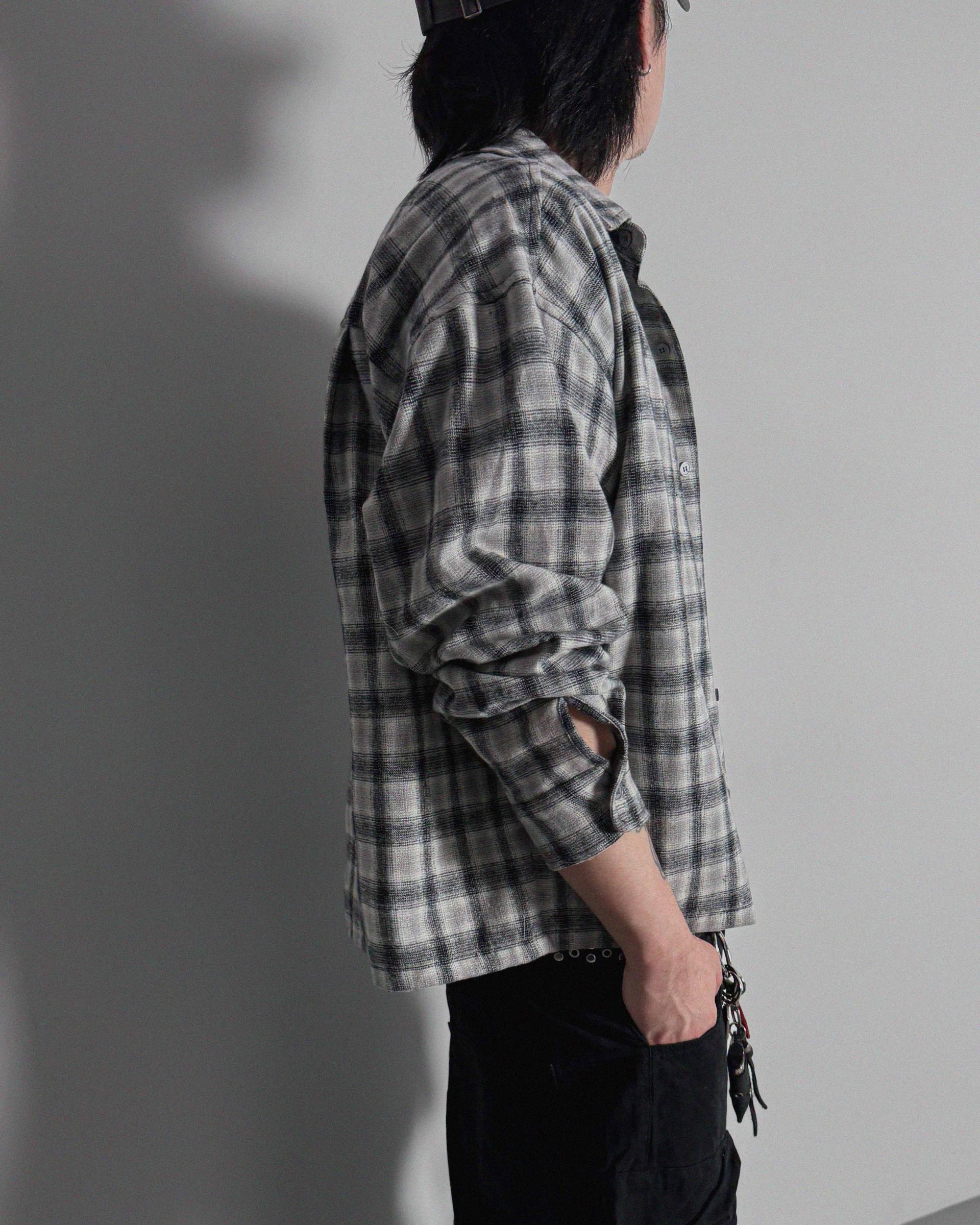 Opal crop check shirt