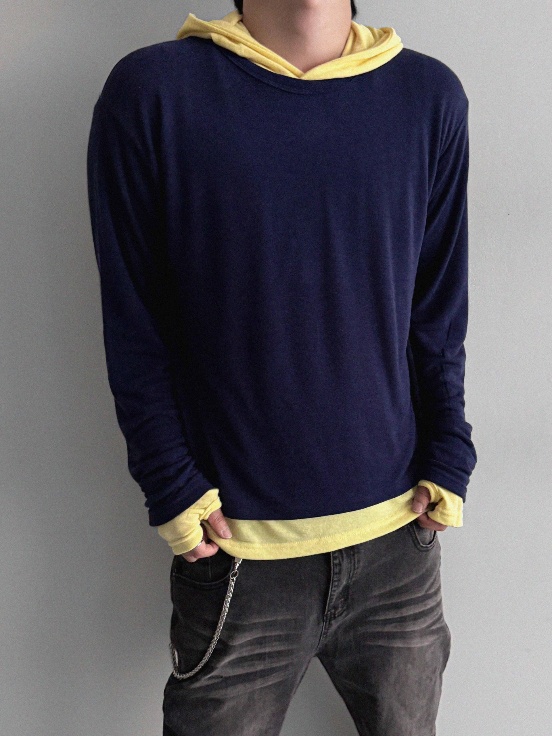 Index layered warmer hood t