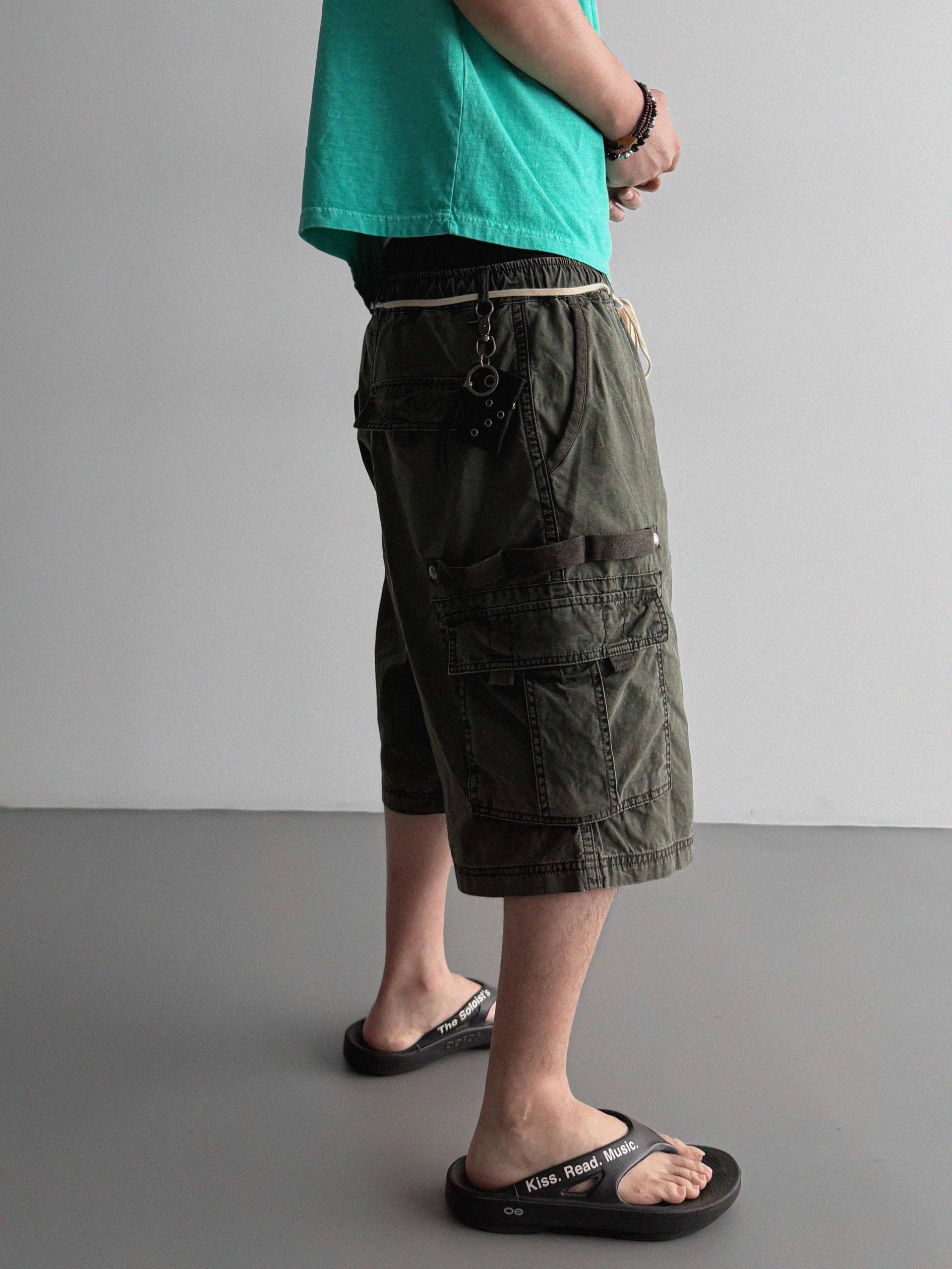 forsed cargo bermuda pants