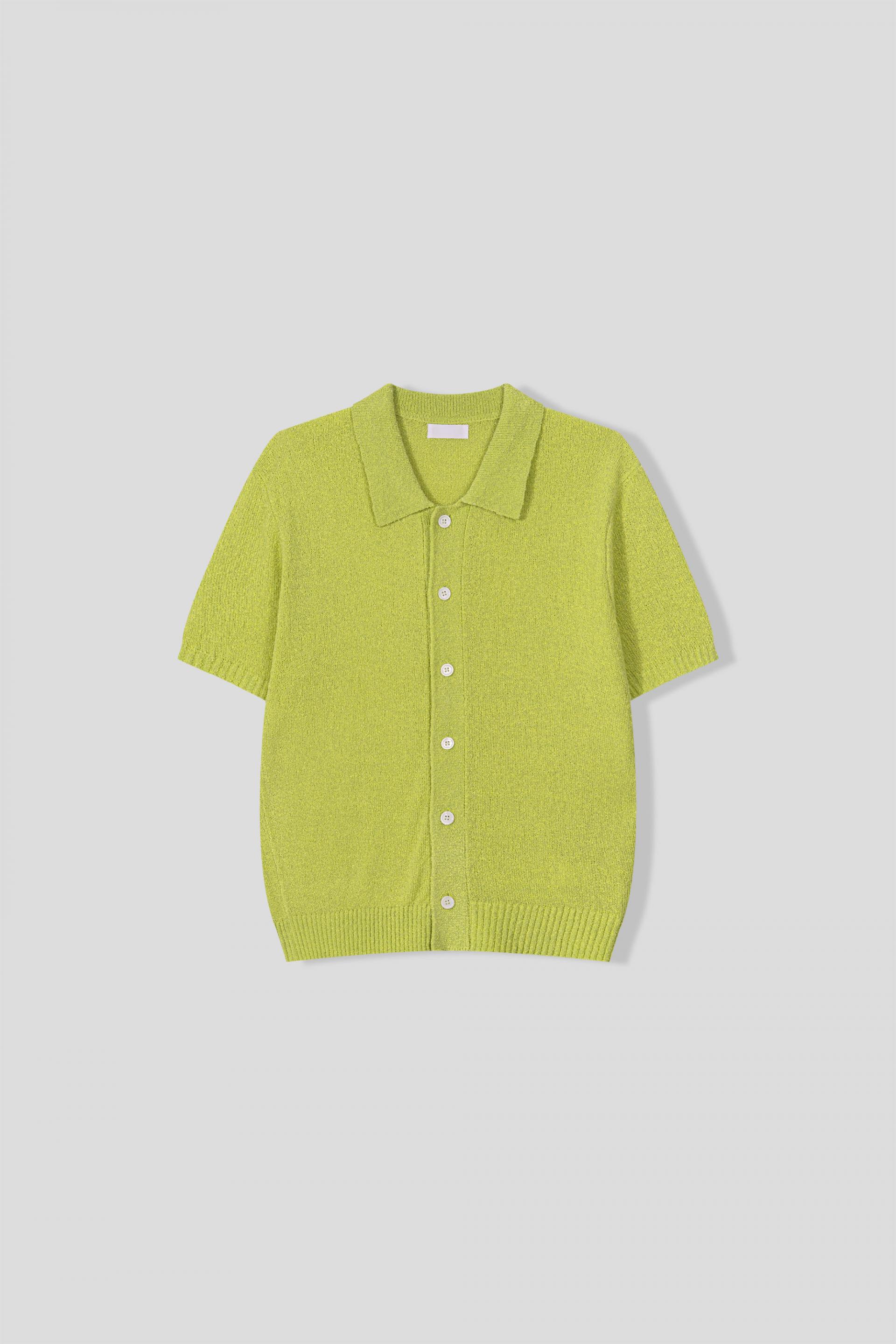 Boksaci boucle half cardigan