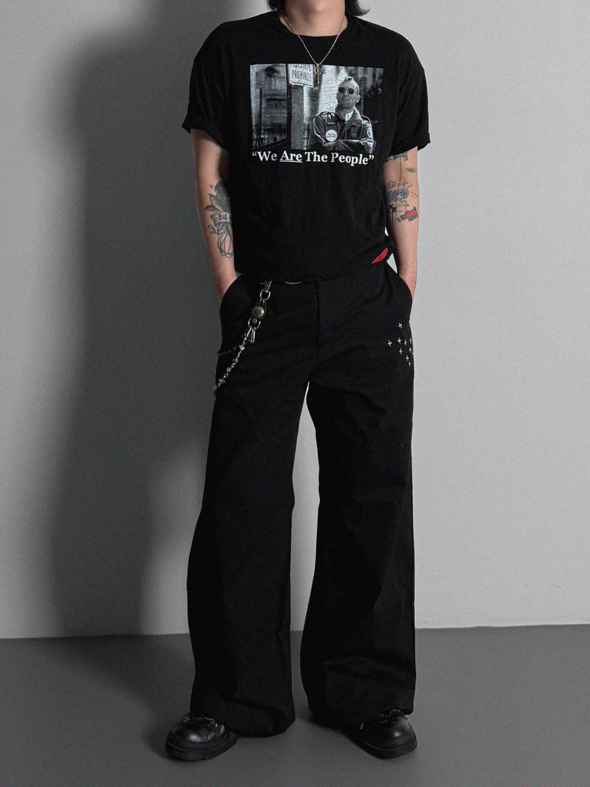 Vintage taxi slap crop half t
