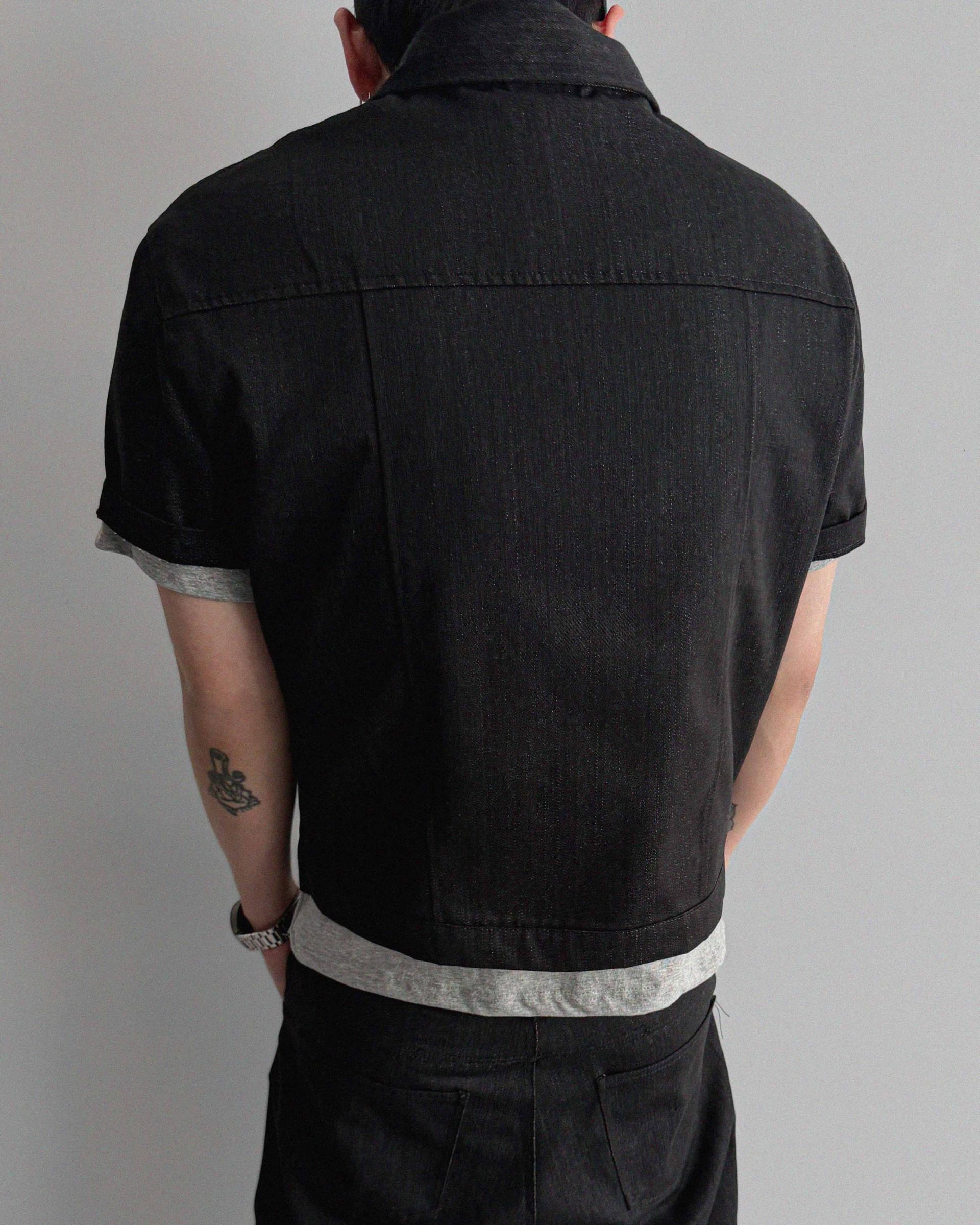 Core non fade crop half jacket
