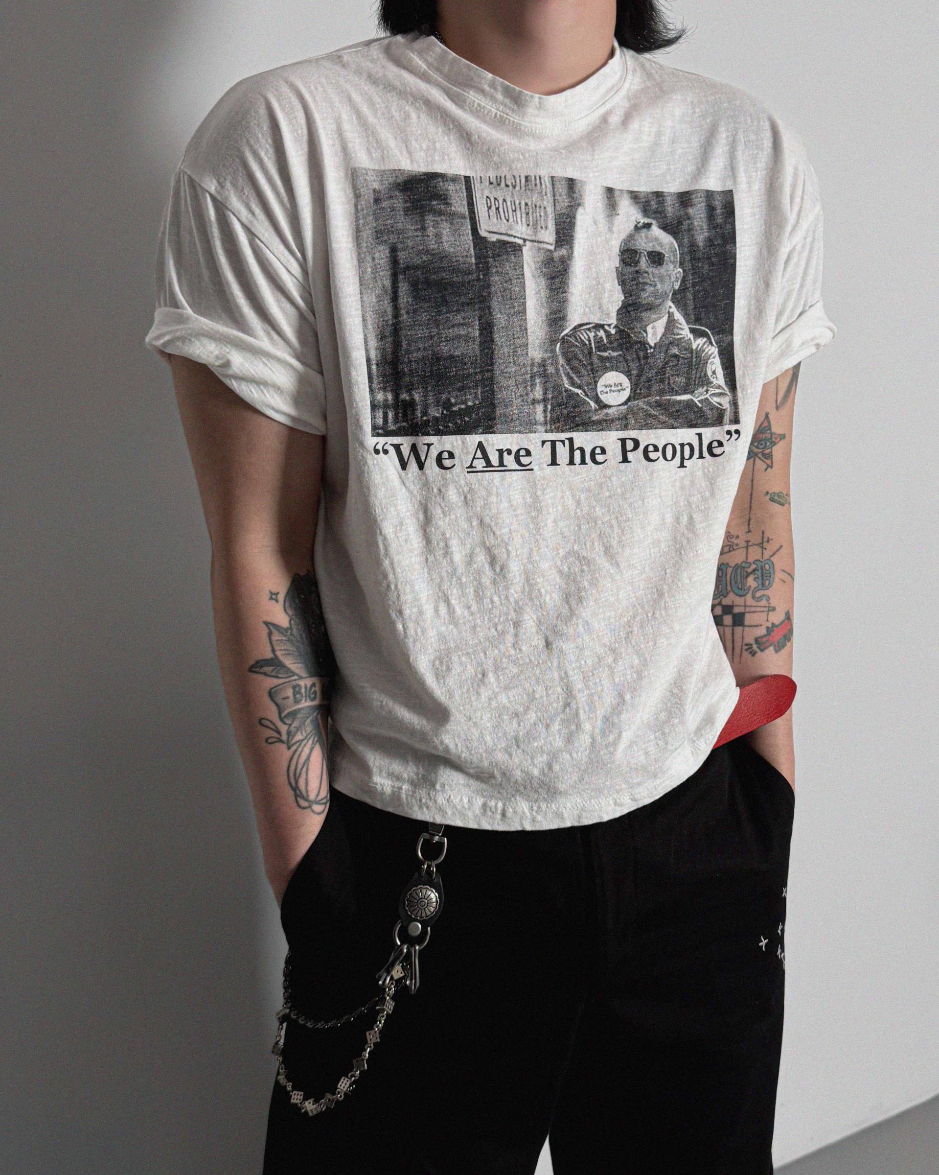 Vintage taxi slap crop half t