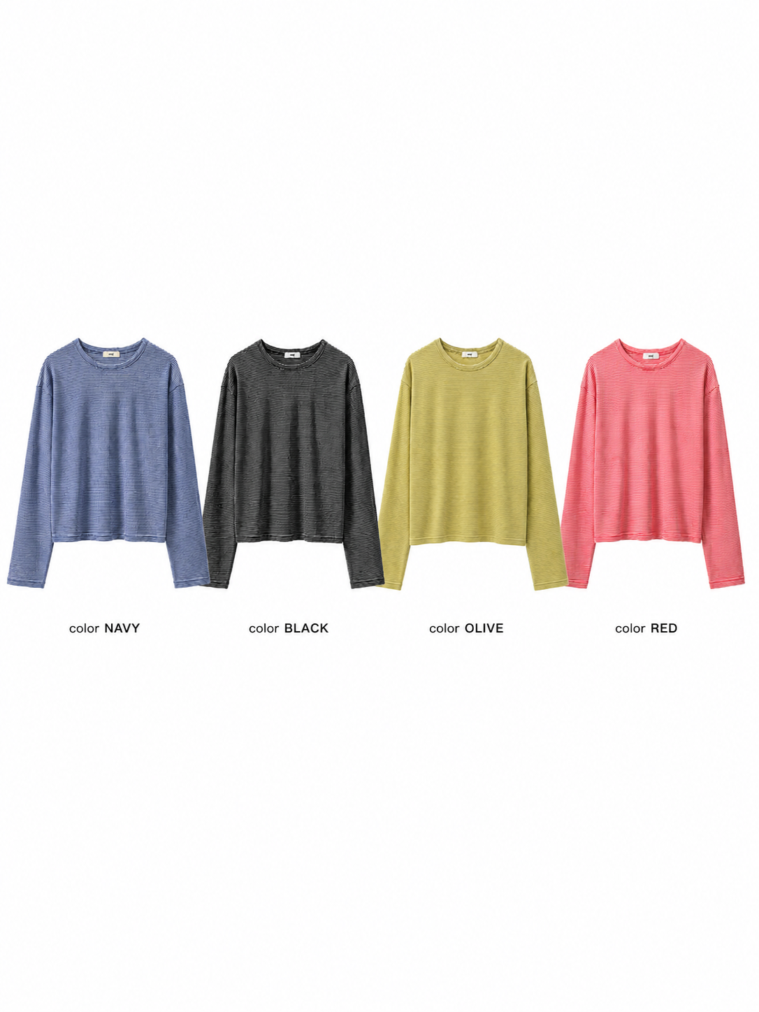 Weather stripe crop t
