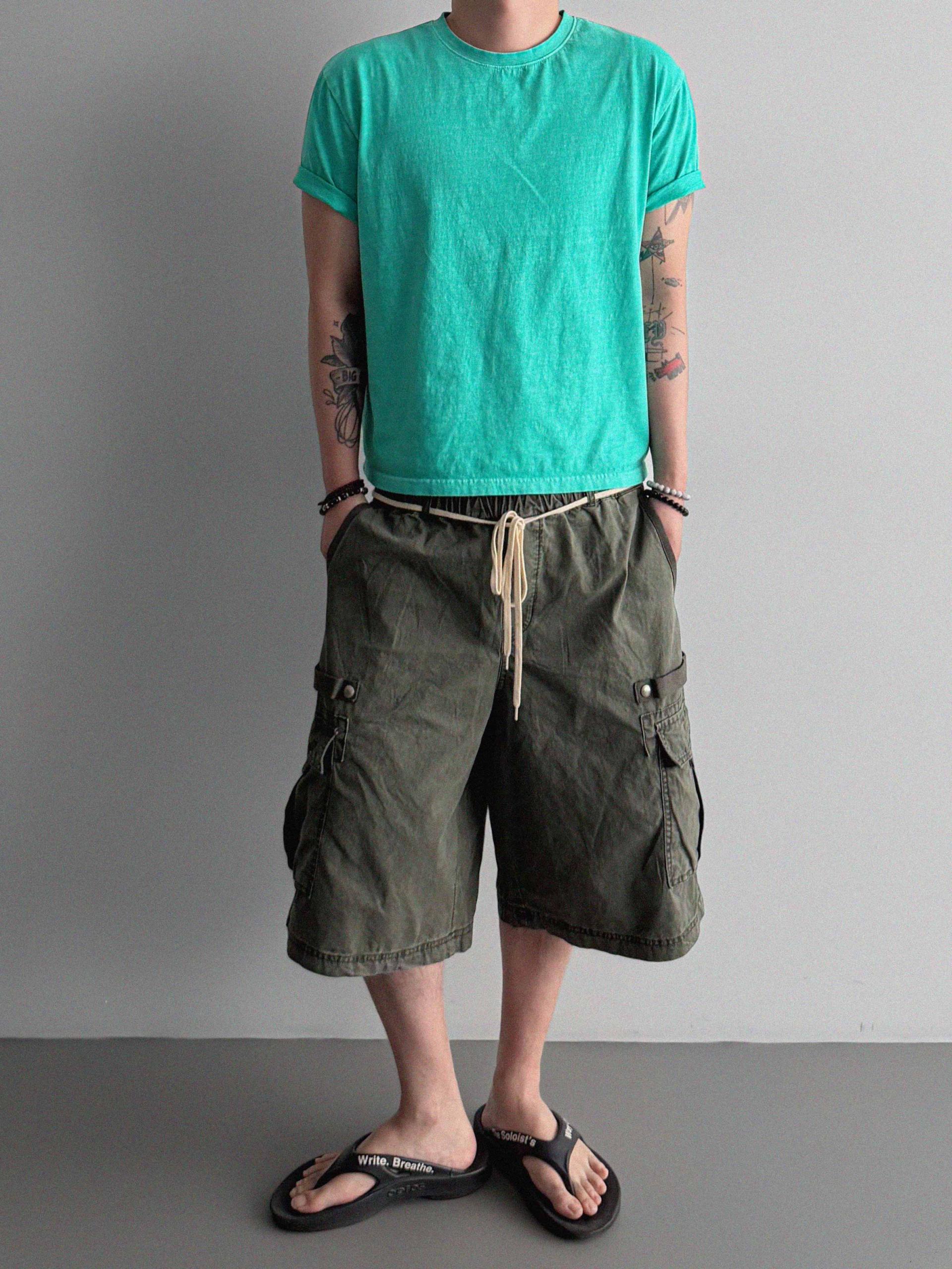 forsed cargo bermuda pants