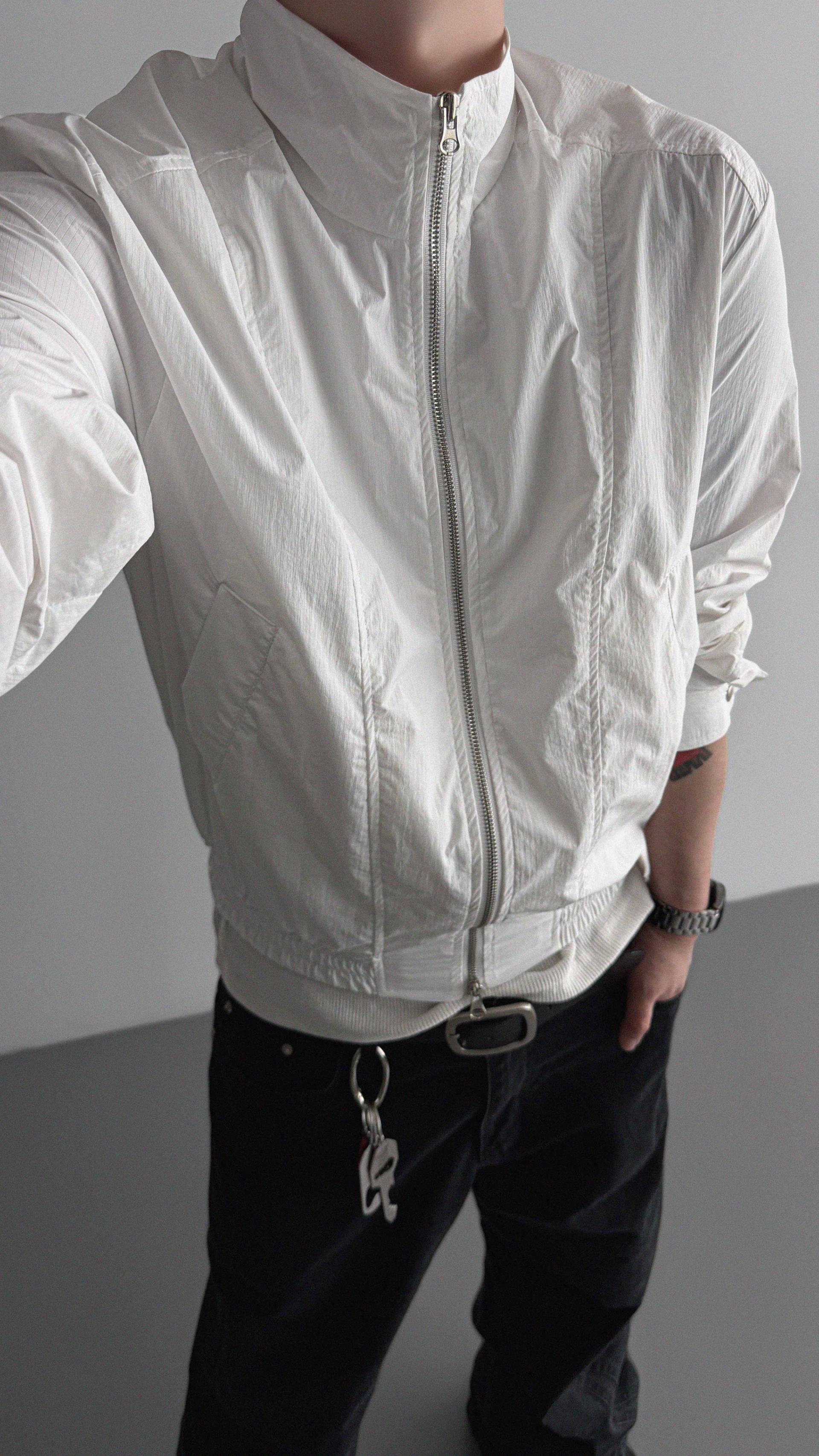 Summer nylon crop jacket