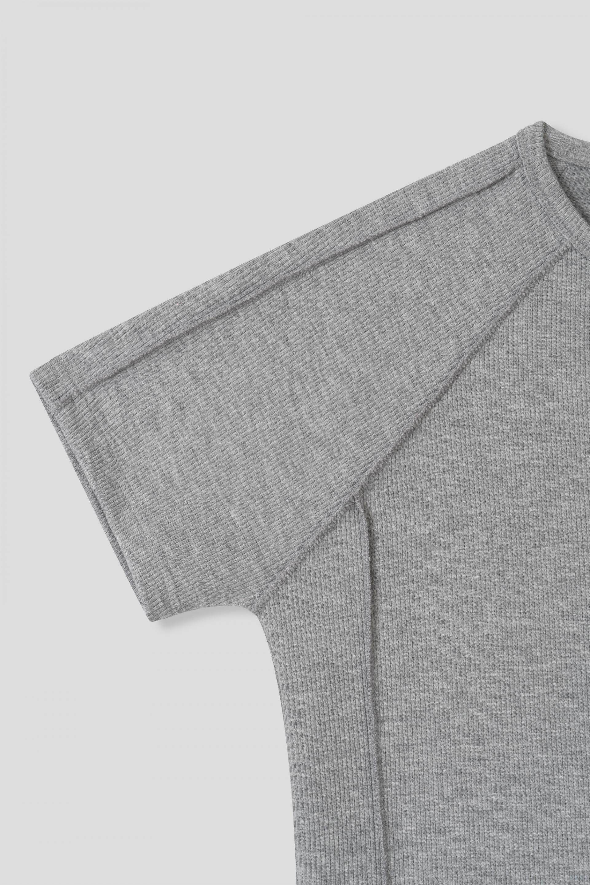 Outside incision ribbed muscle half t