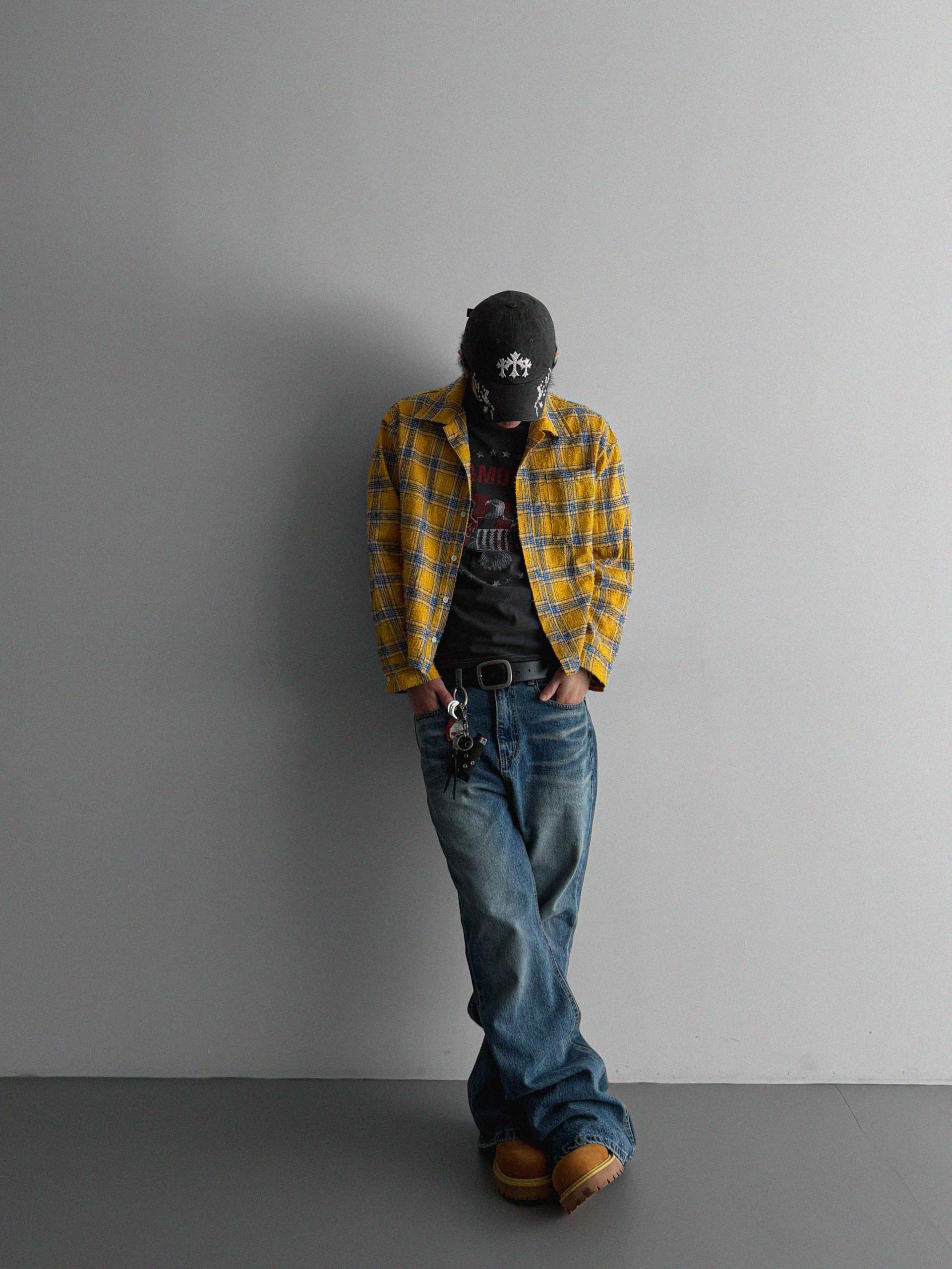 Nova crop check shirt