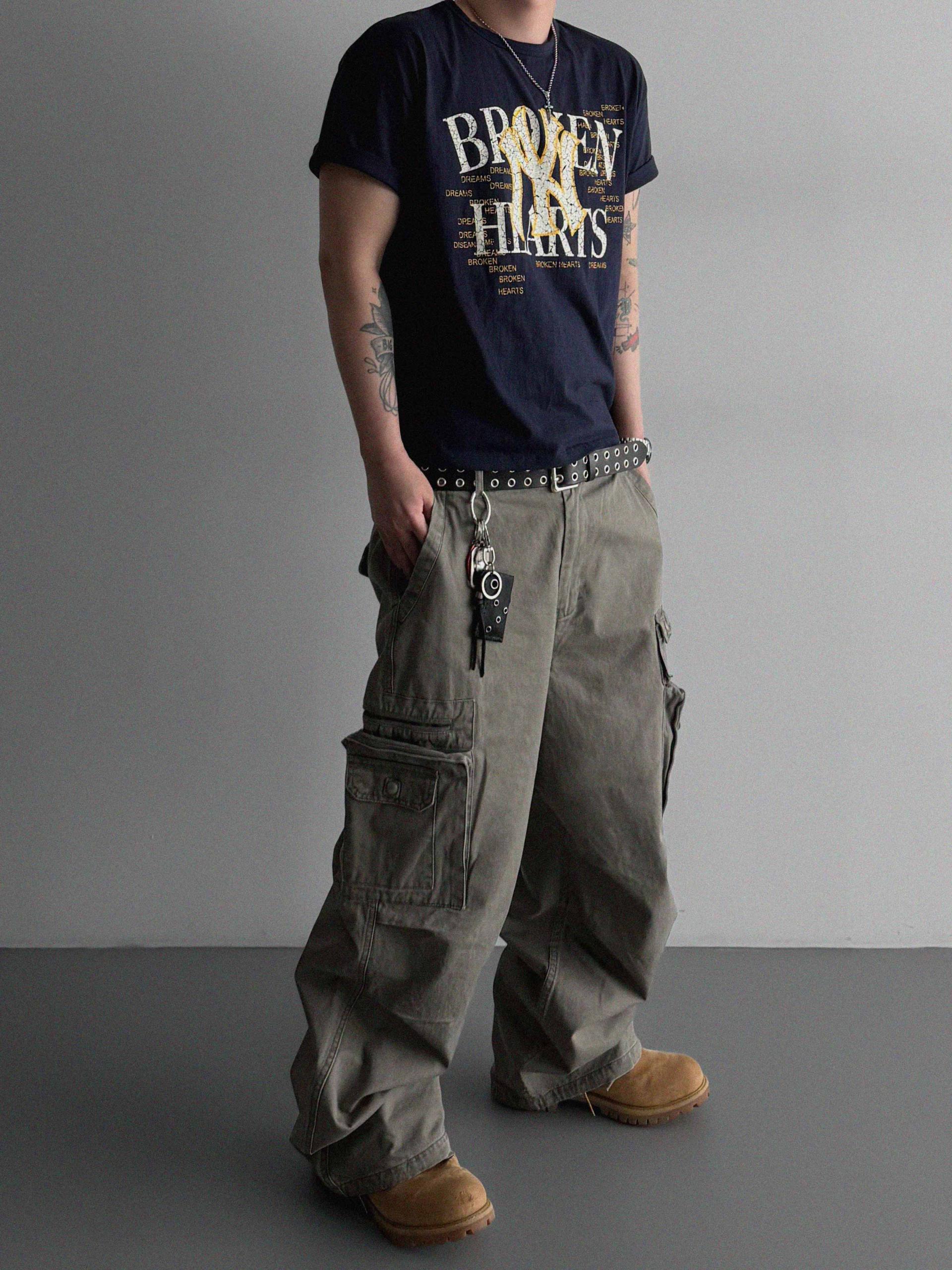 Broken crop half t