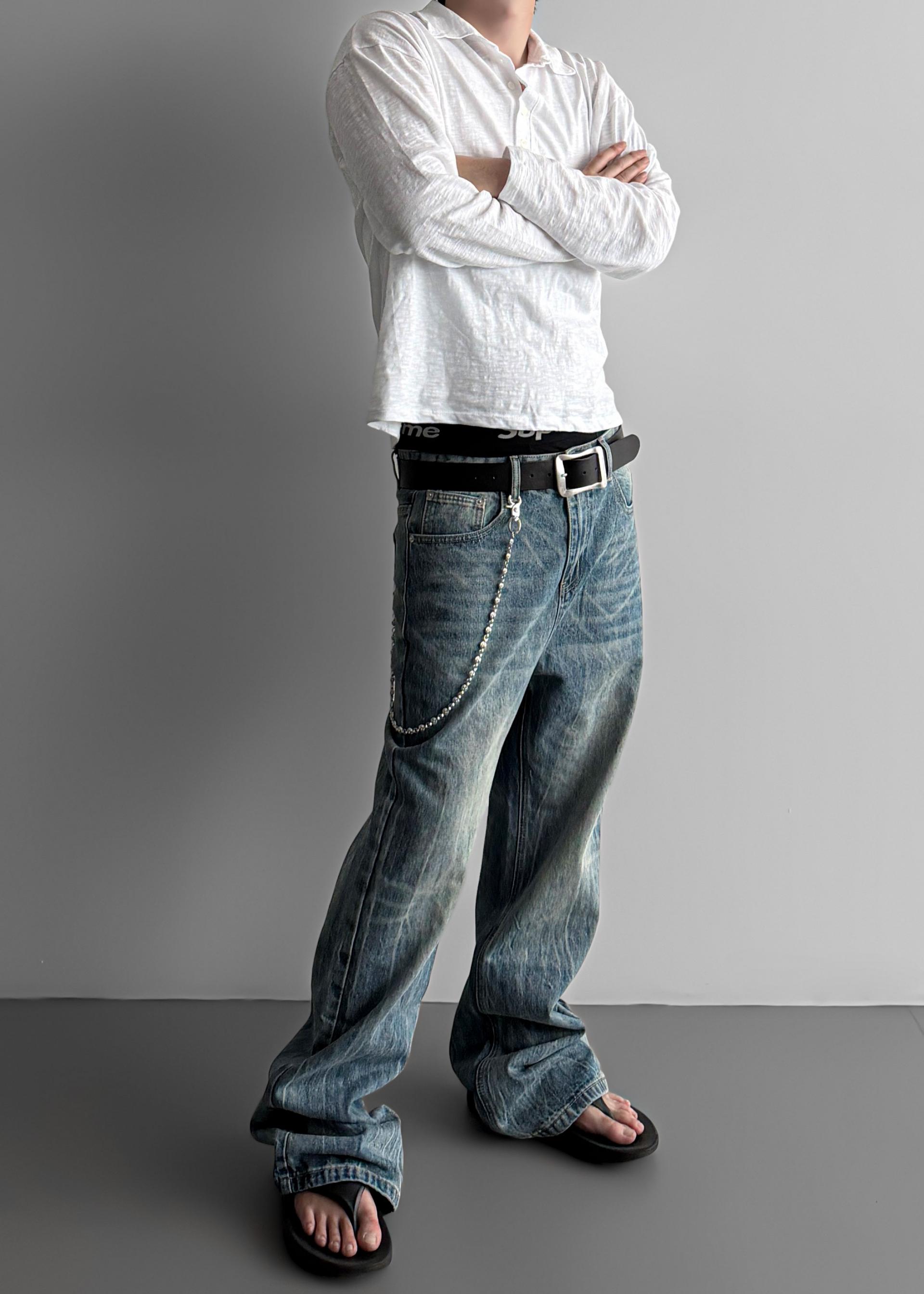 Slab 5 button collar t