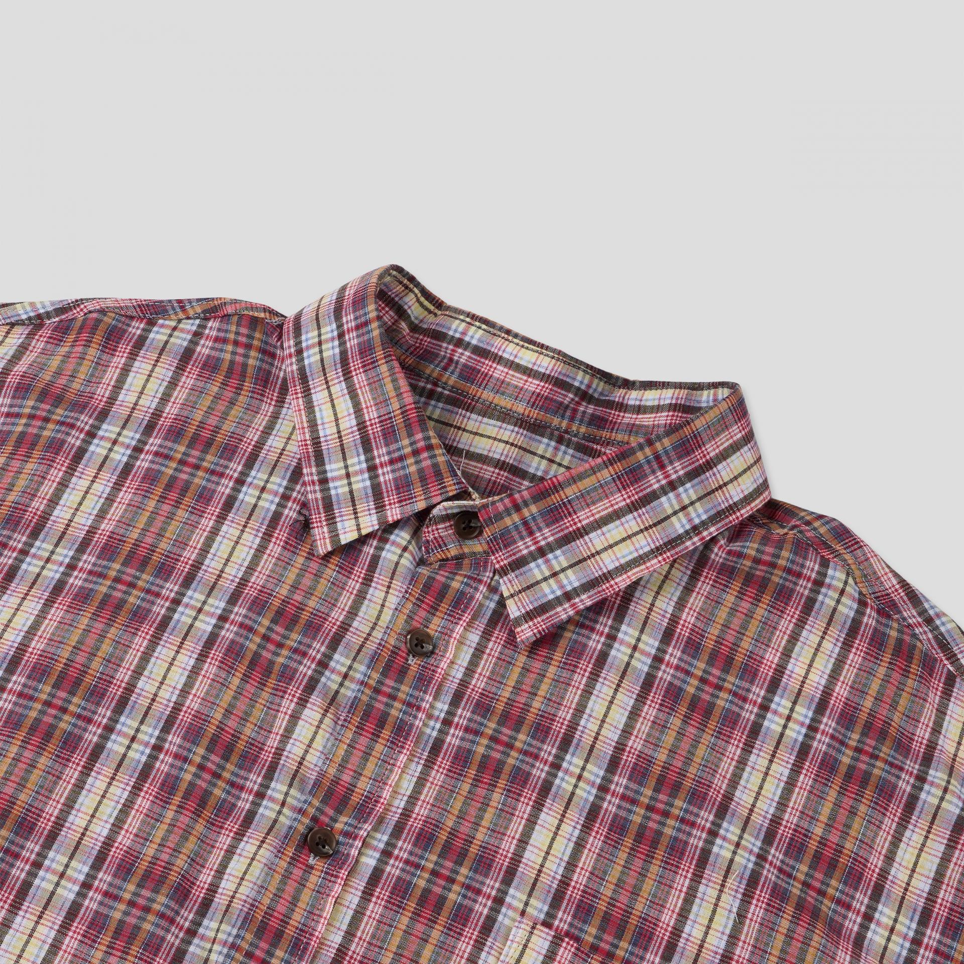 Prepi boxy check half shirt