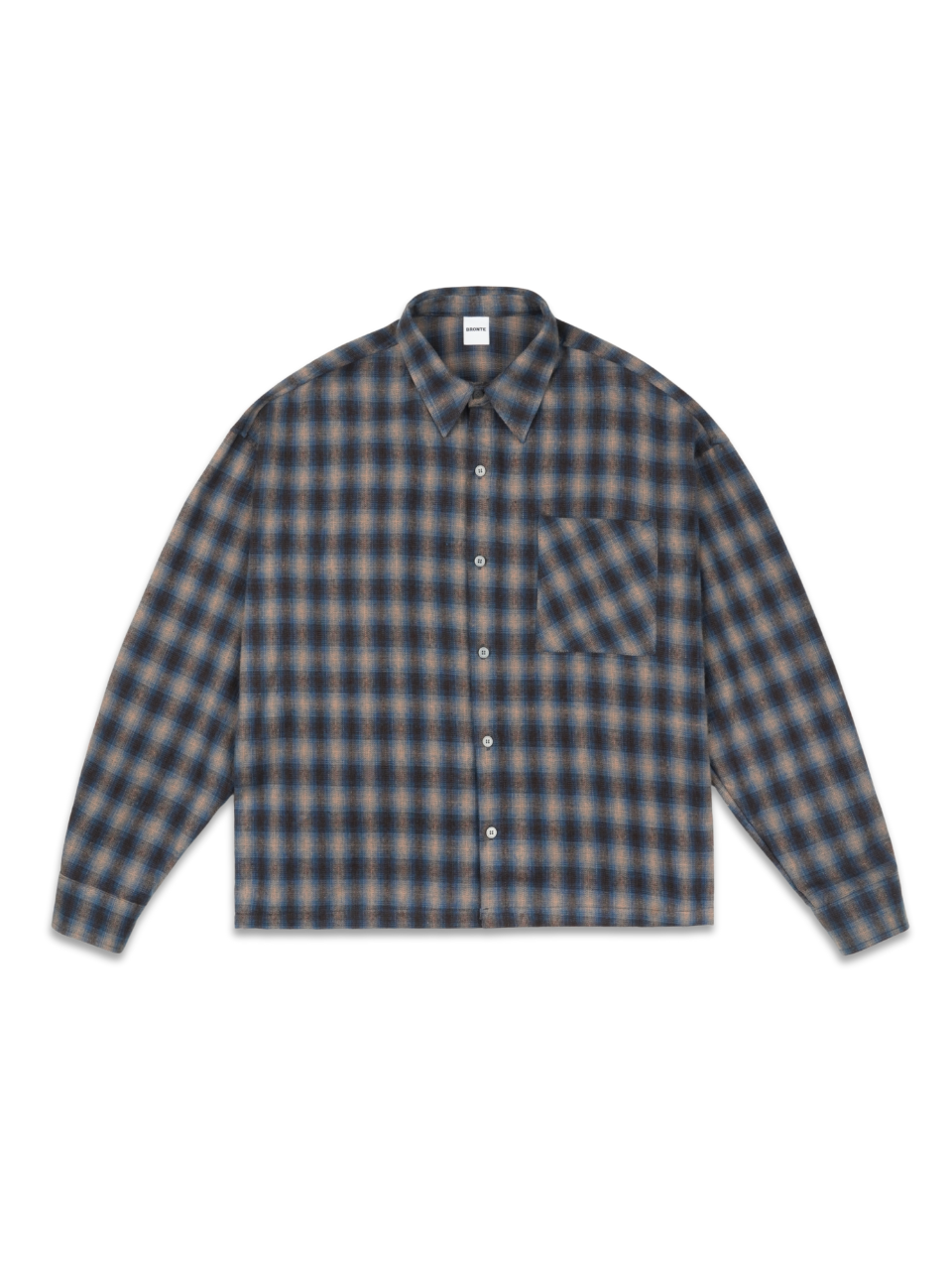 Opal crop check shirt