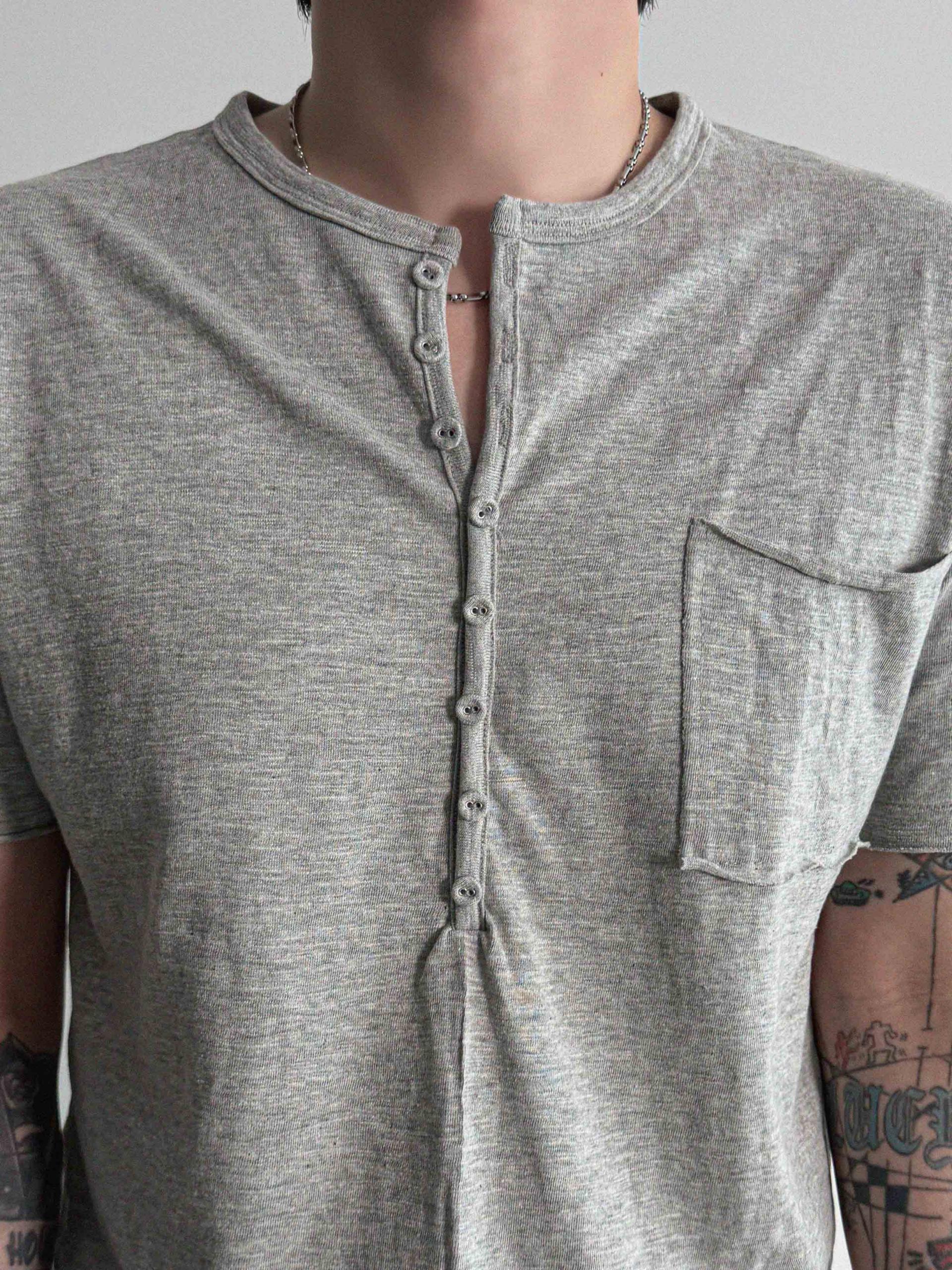 Burton slab henley neck half t