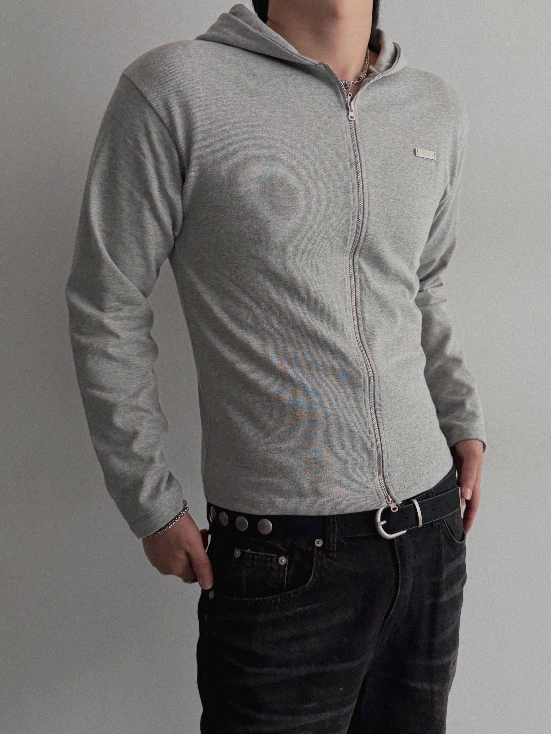 Aether pendant slim hood zip-up