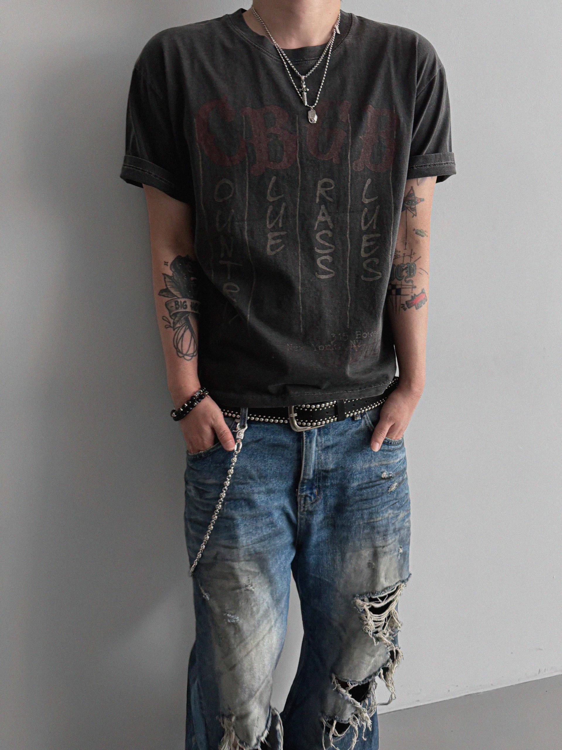 CBGB Pigment crop half t