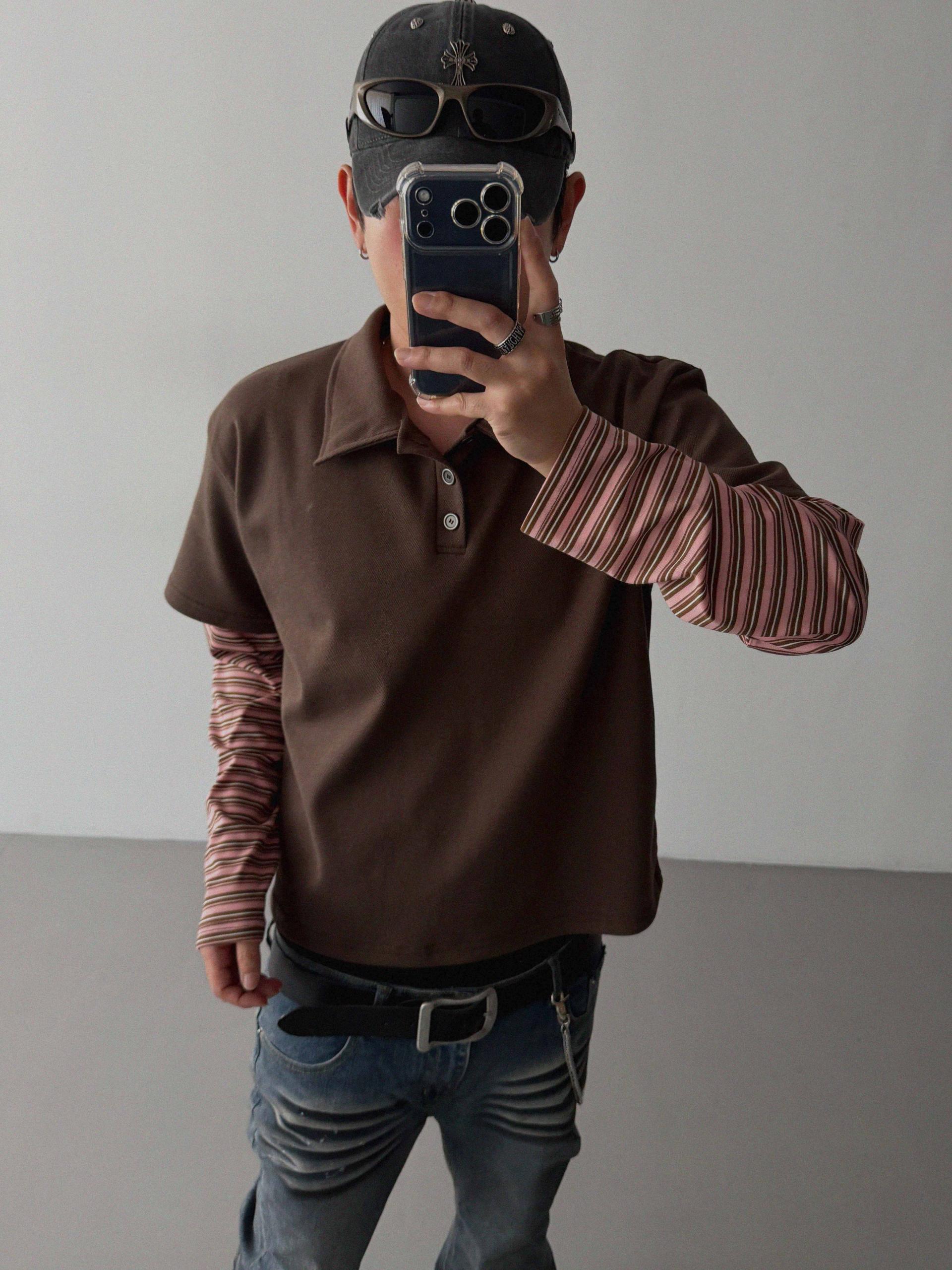 Shadow layered crop PK t
