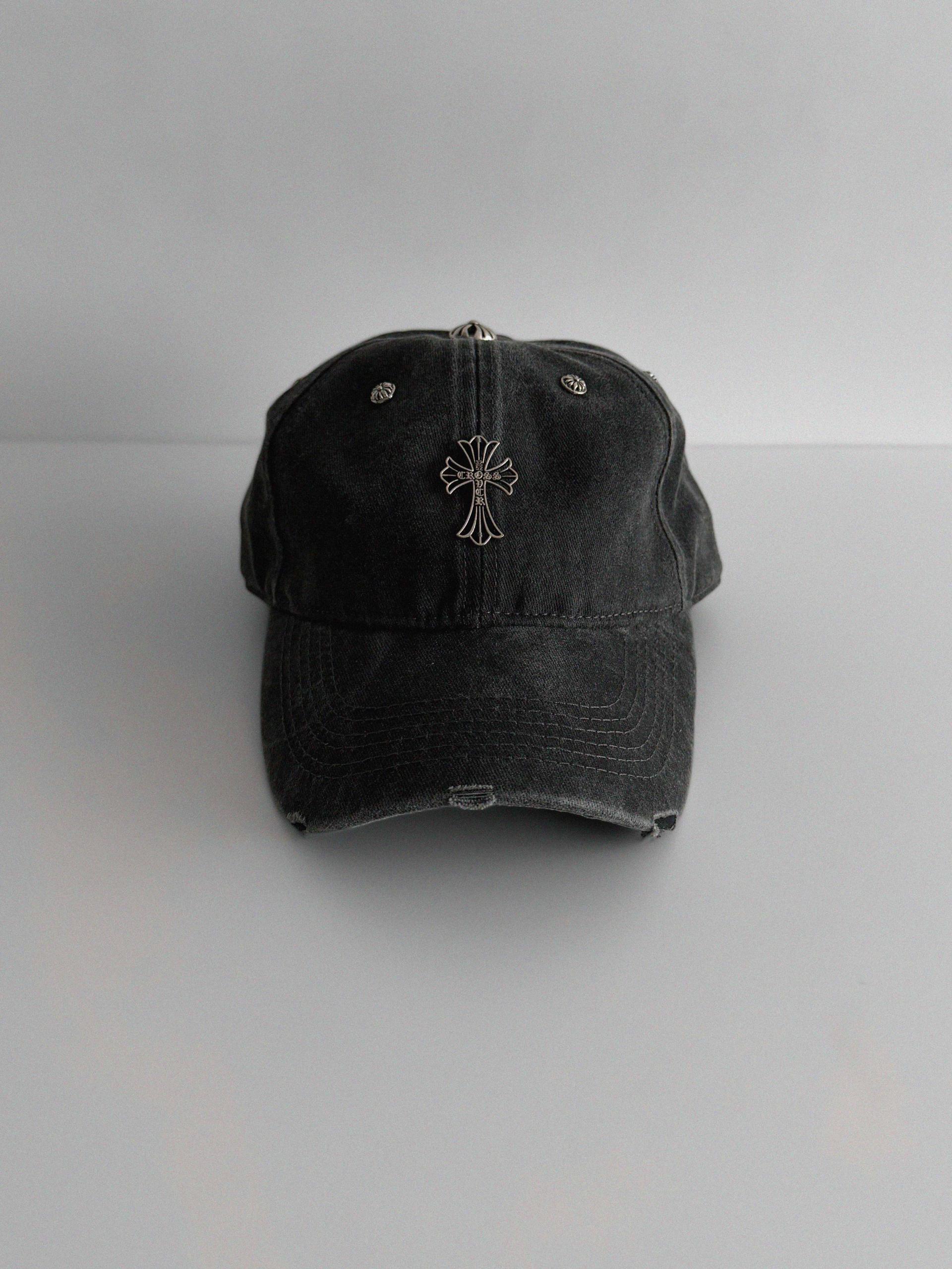 Pigment metal cross ball cap
