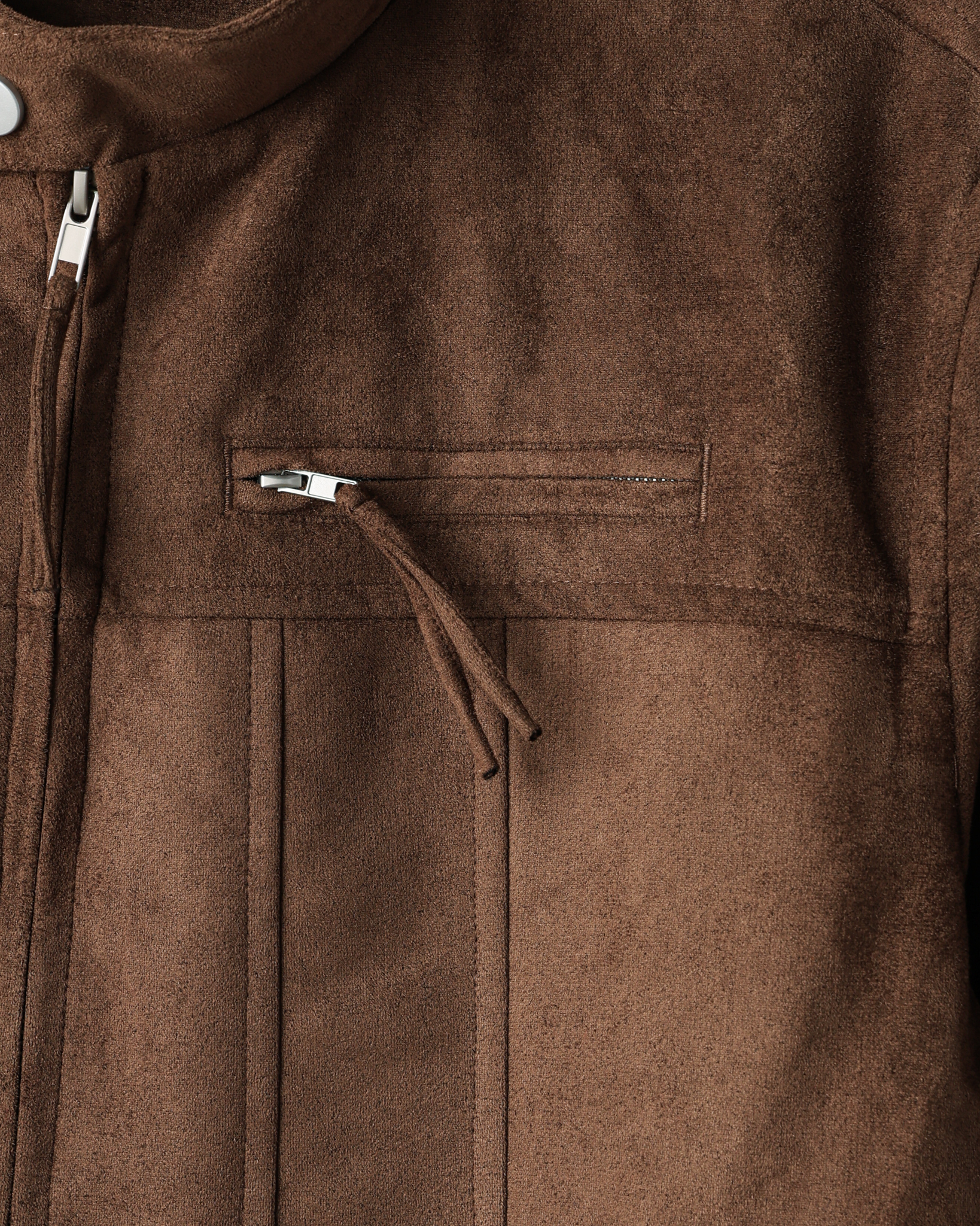 Lemans biker suede crop jacket