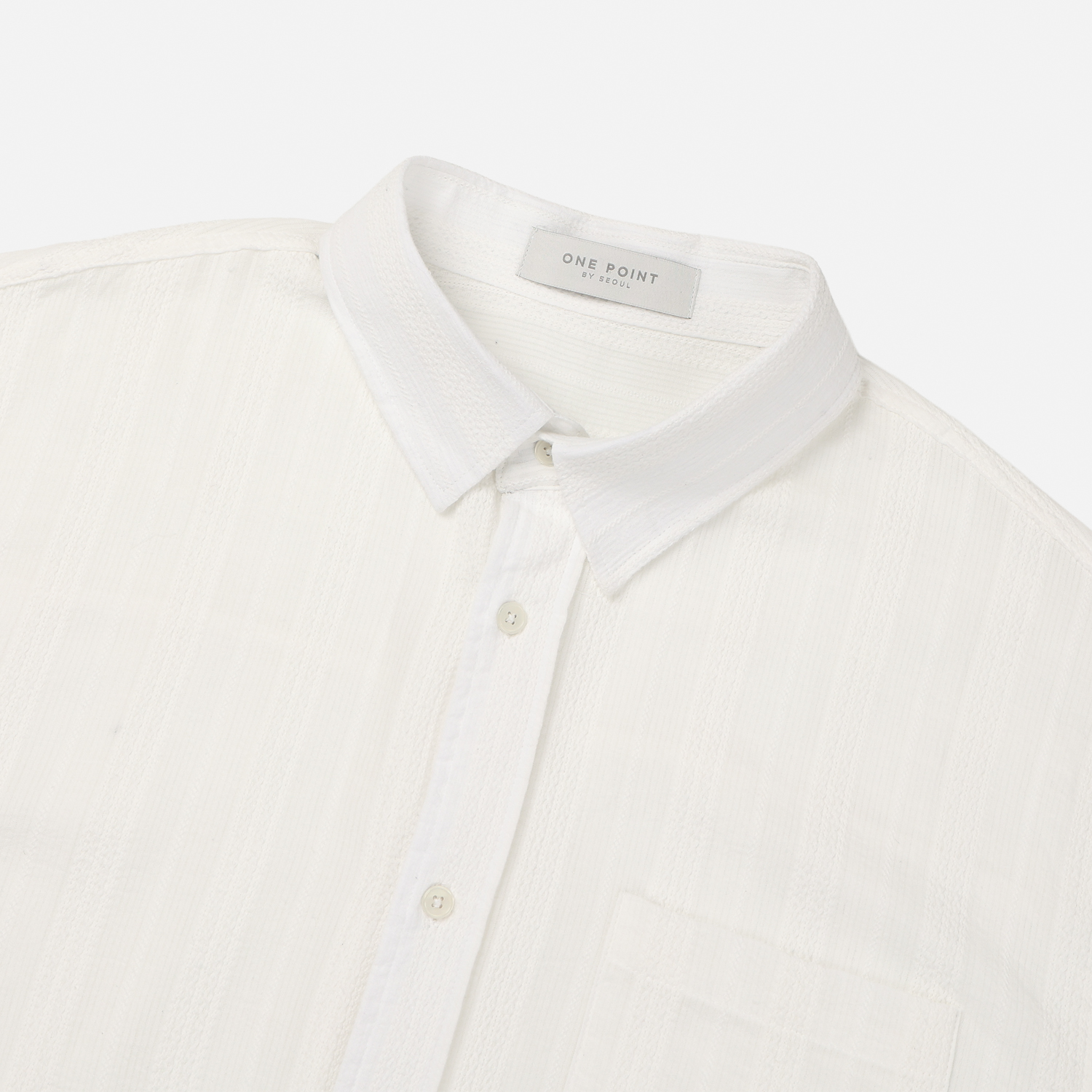 Dress crop shirt