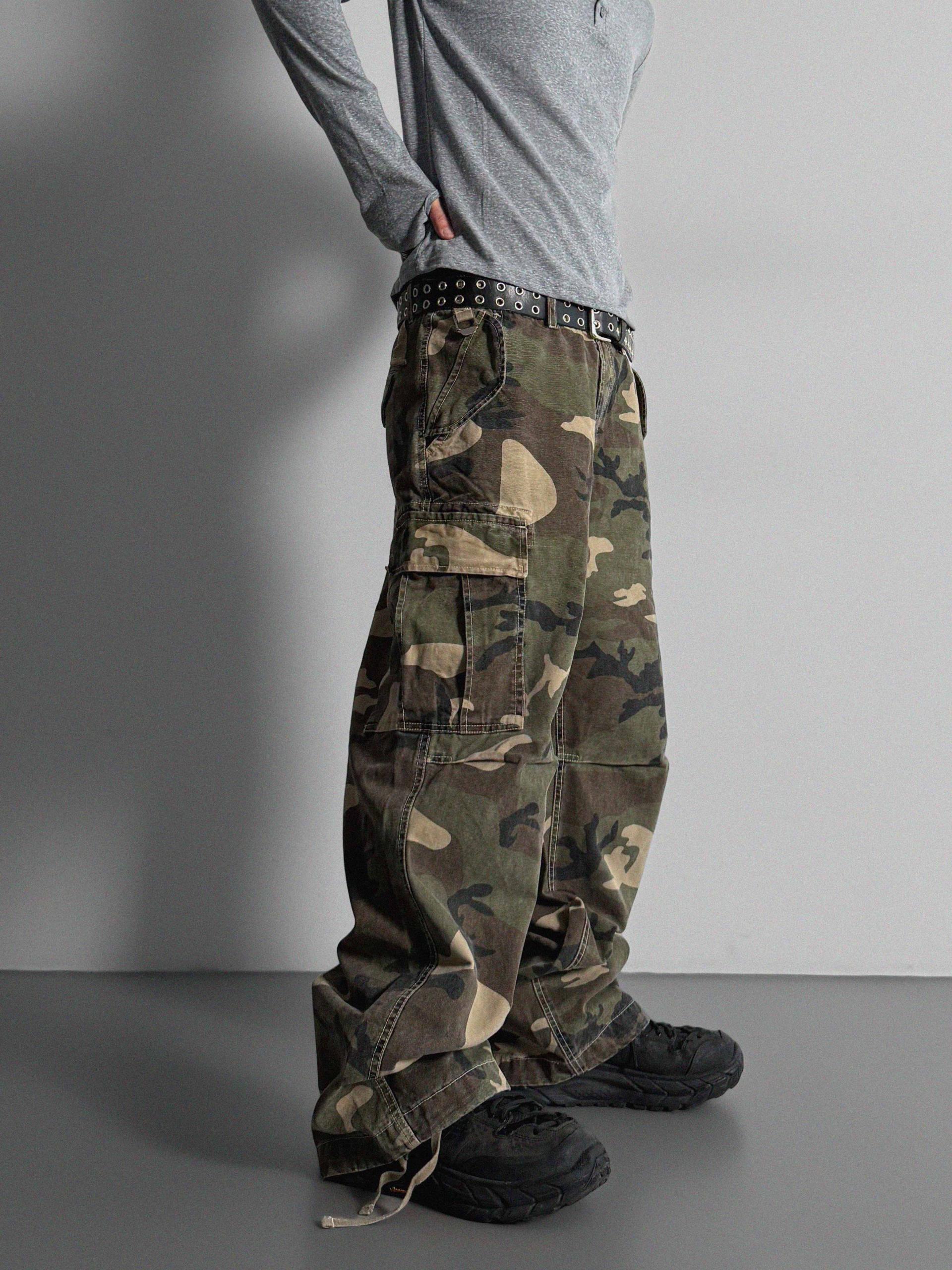 Works camo saging cargo pants
