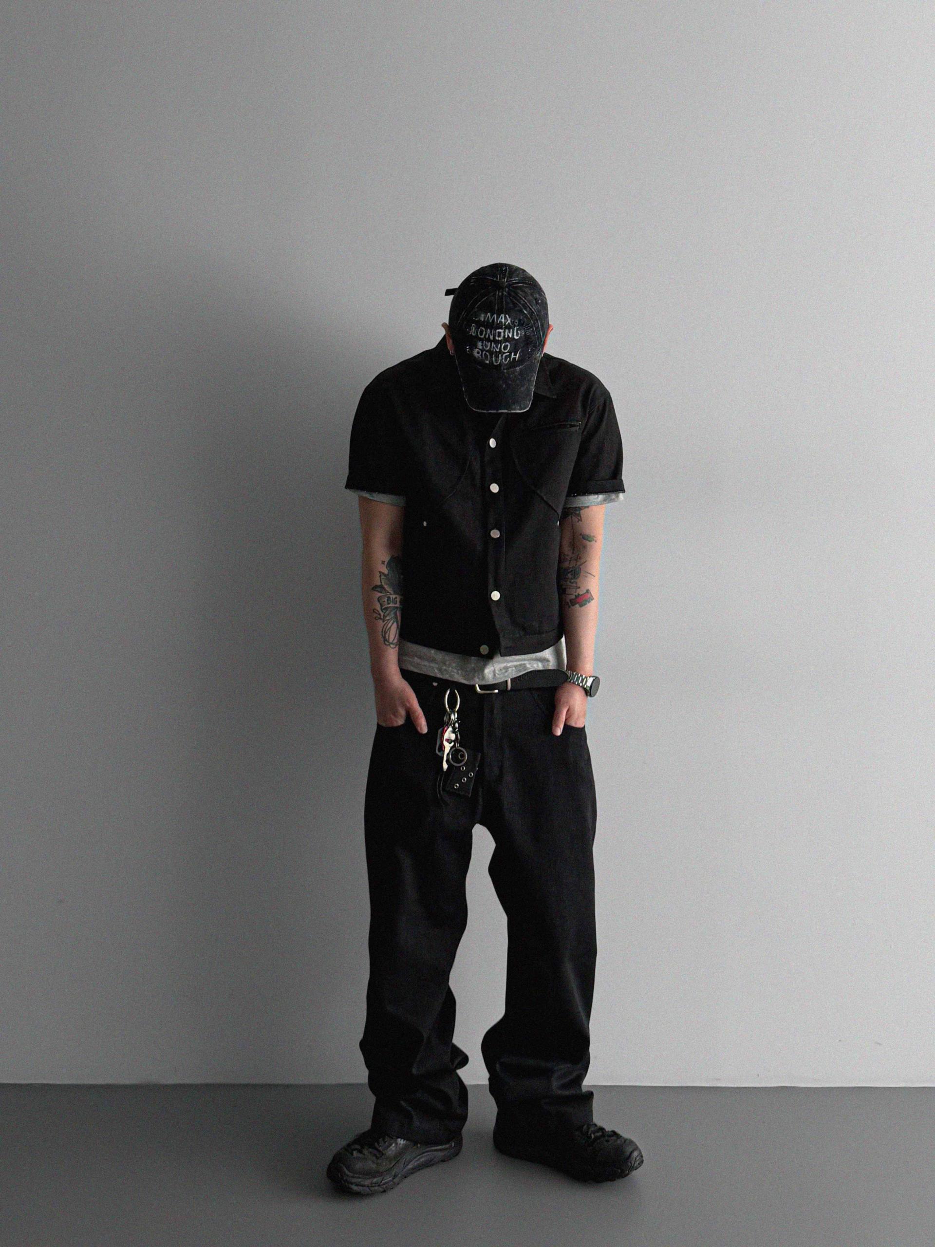 Core non fade crop half jacket